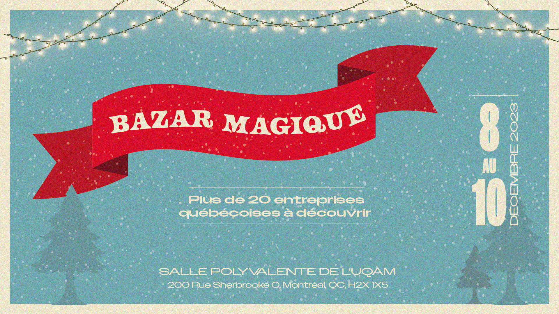 Plonge dans la magie du temps des fêtes avec notre premier marché de Noël à Montréal !