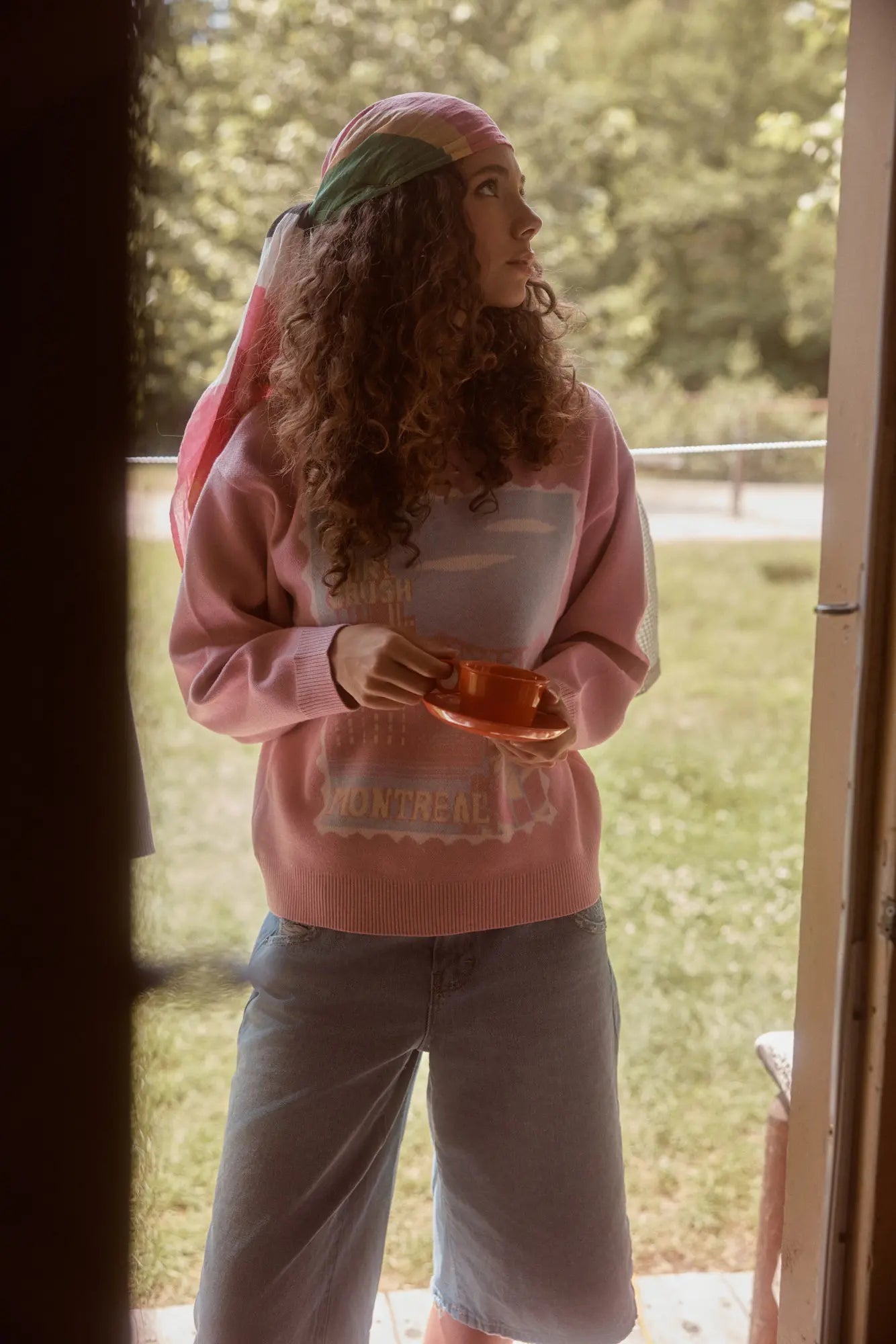 Souvenir Pullover - "Ville en Rose"