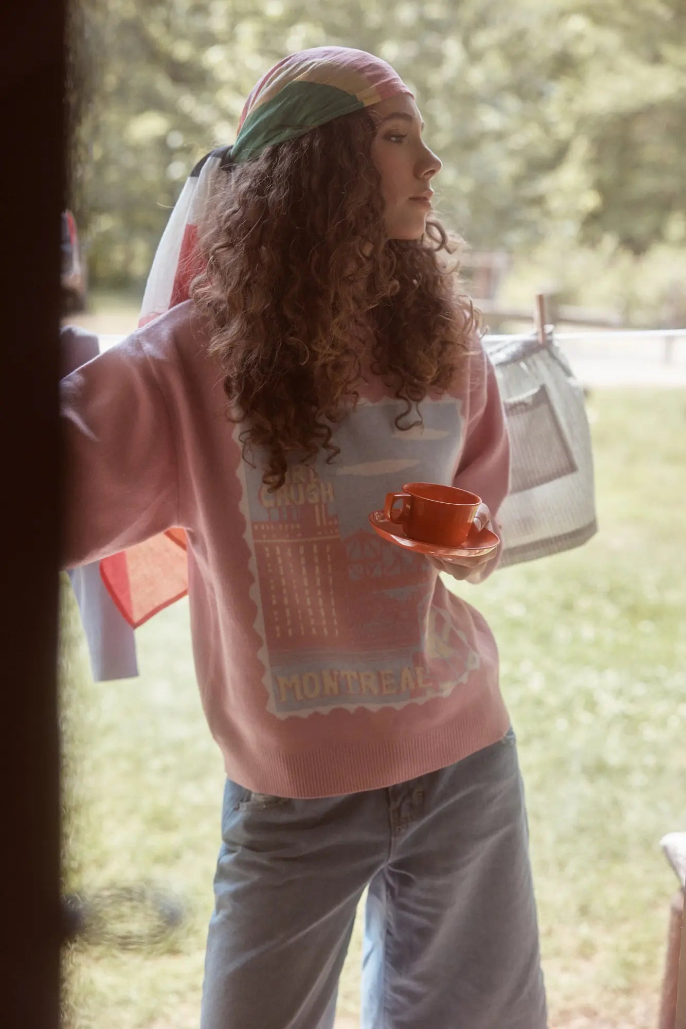 Souvenir Pullover - "Ville en Rose"