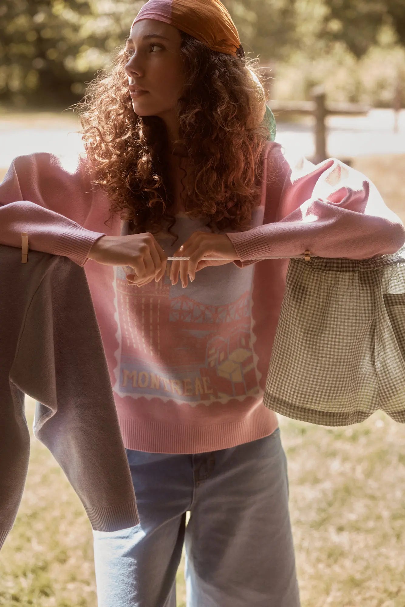 Souvenir Pullover - "Ville en Rose"