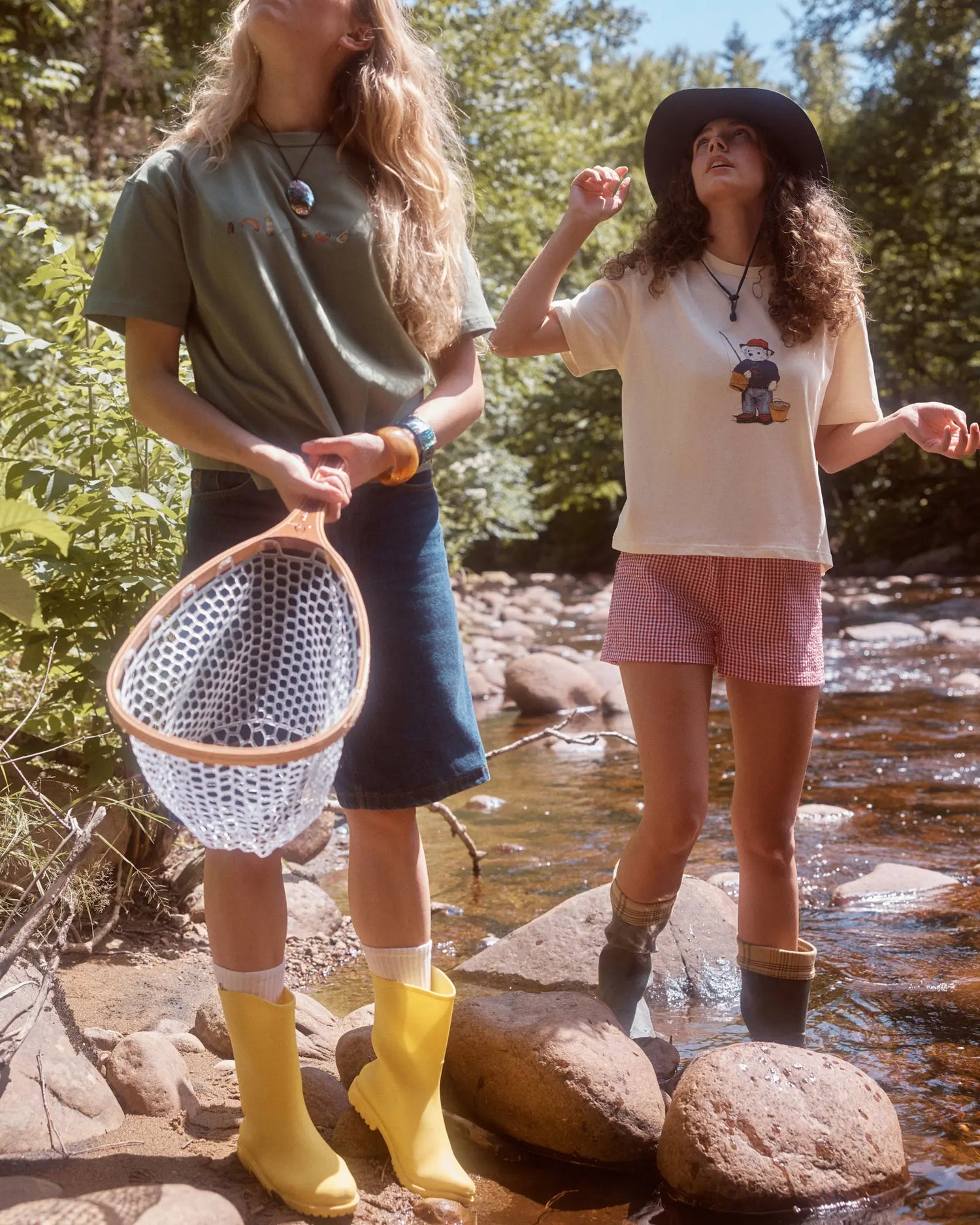 Haut « Vintage Tee » Trip de pêche