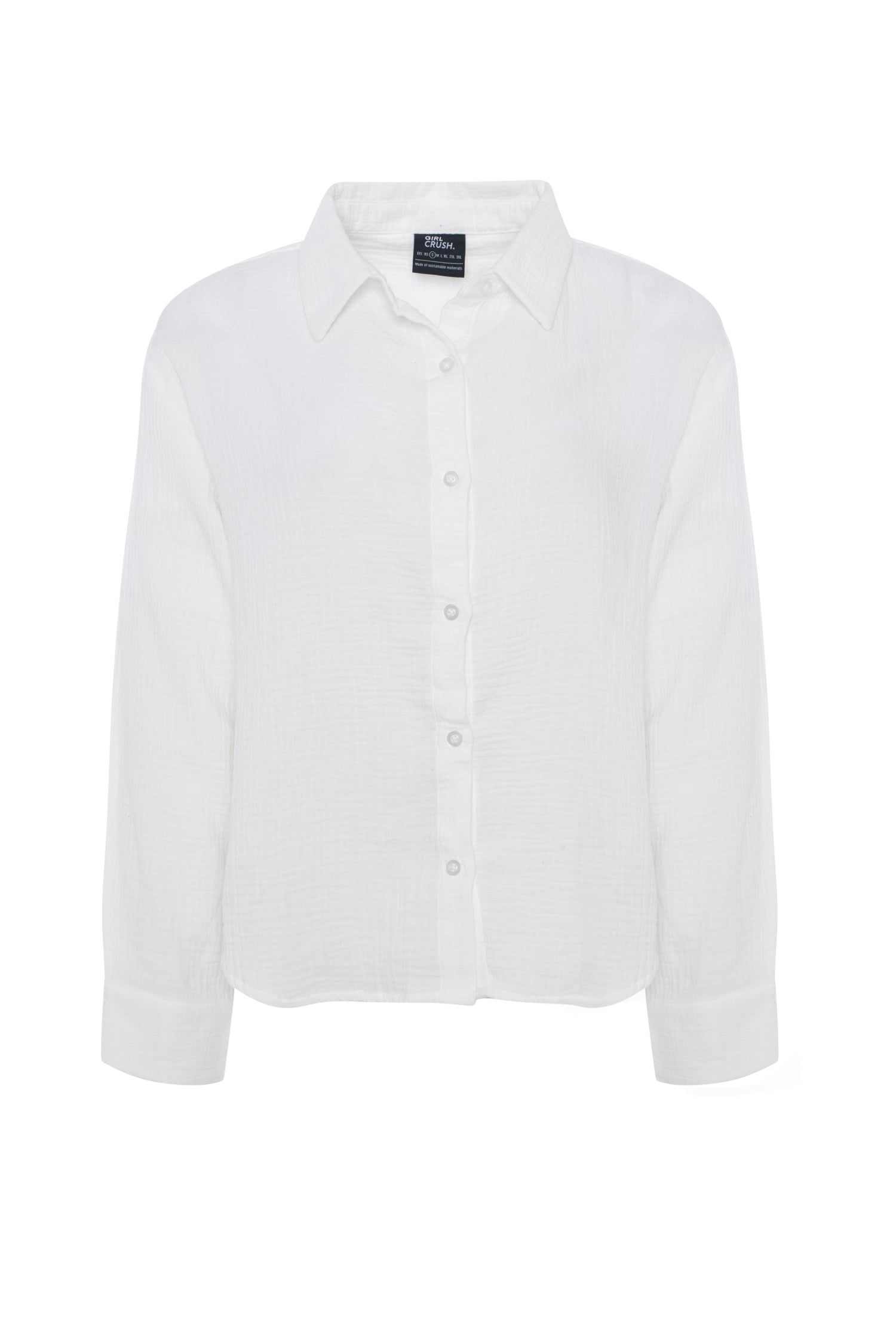 Chemise texturée en coton organique