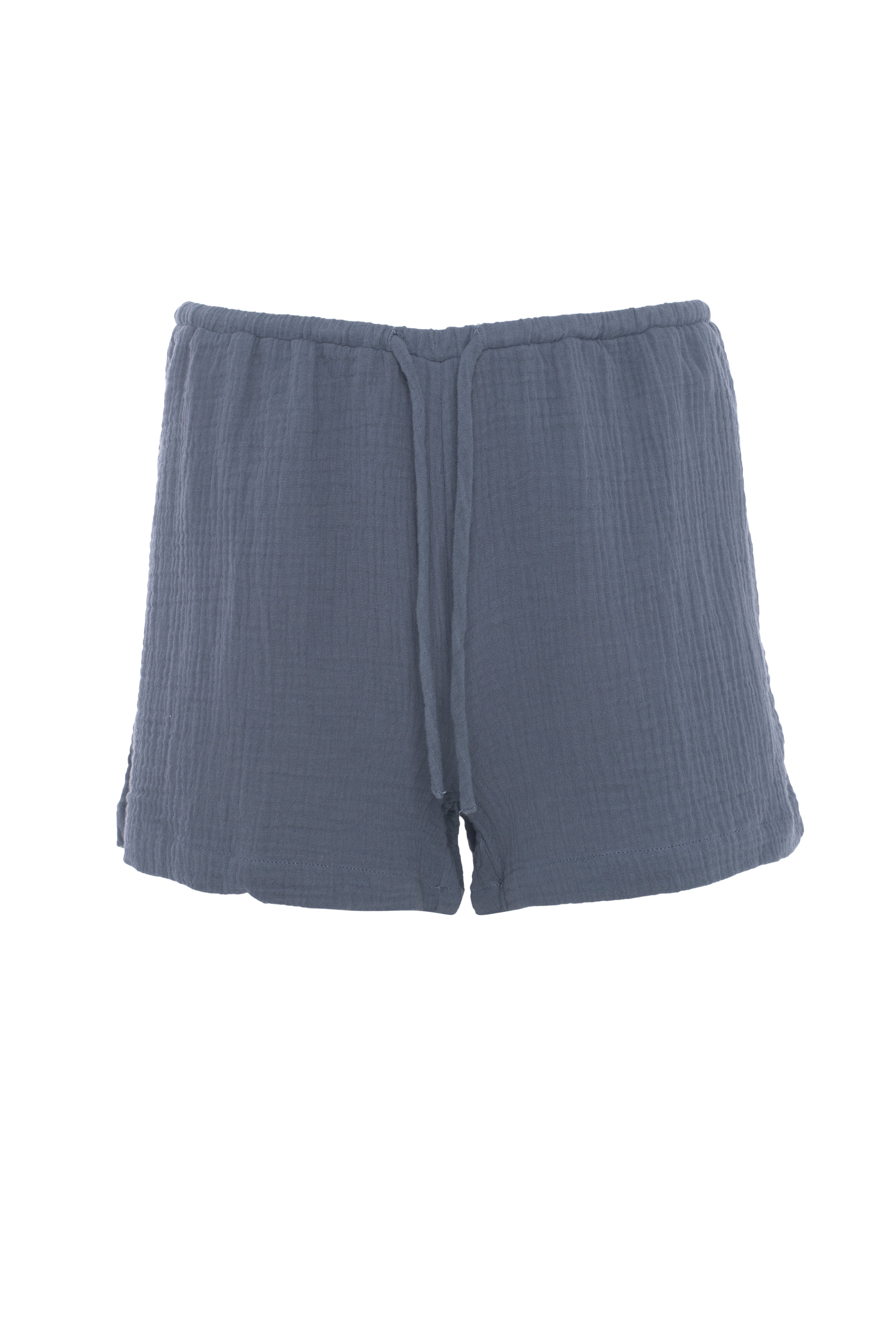 Short texturé en coton organique