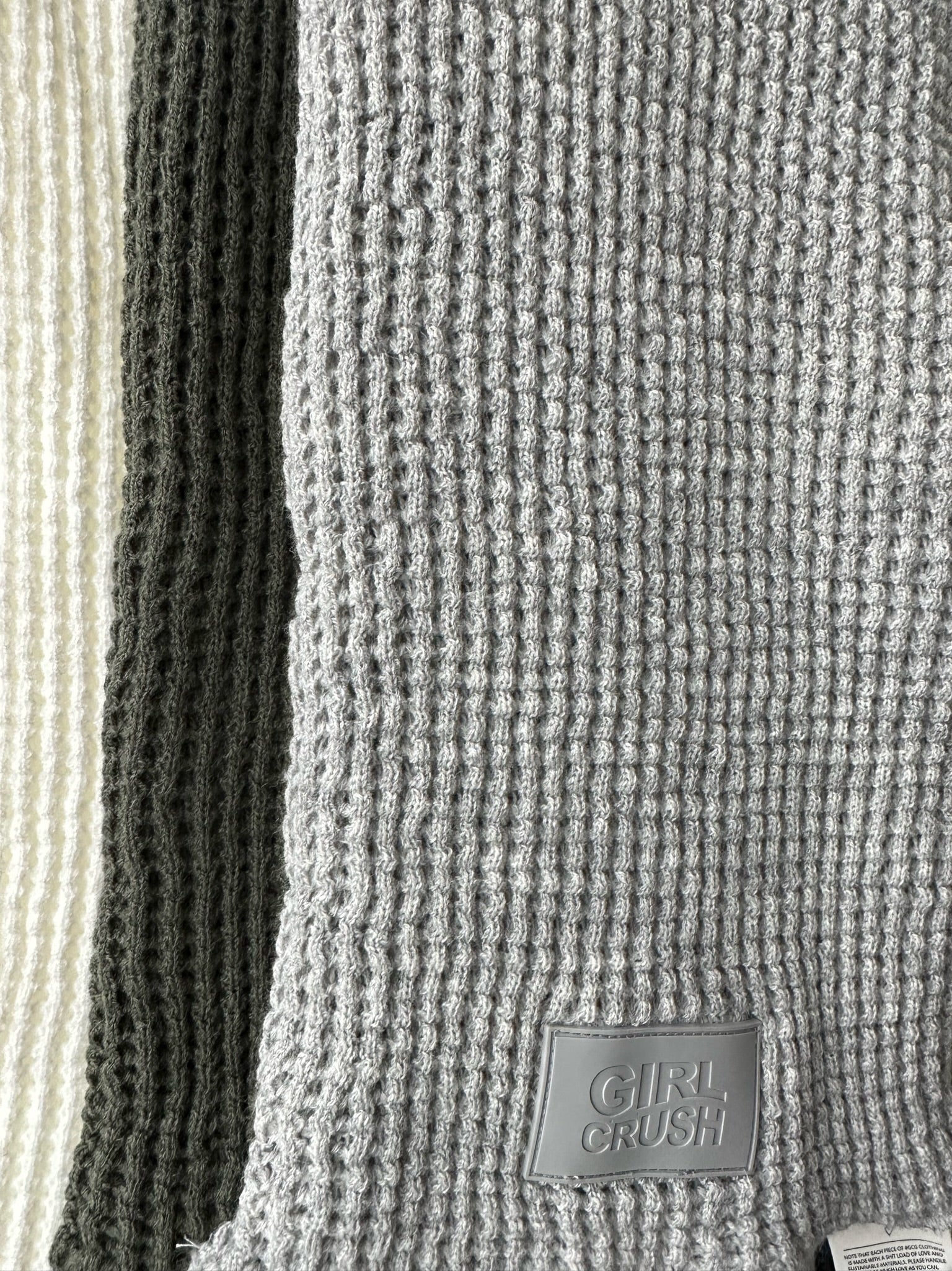 Foulard gaufré