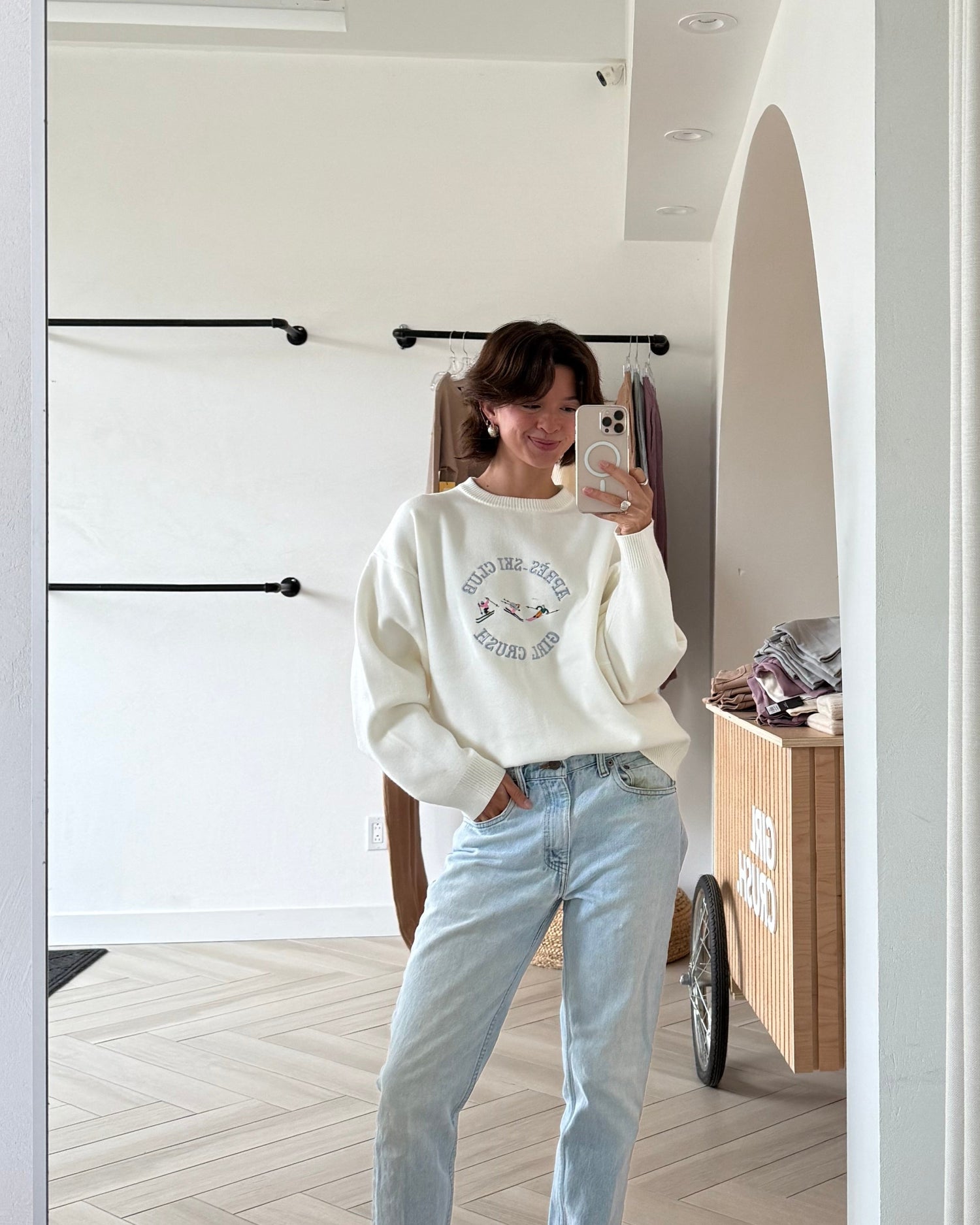 After Ski Trio Sweater that Slides