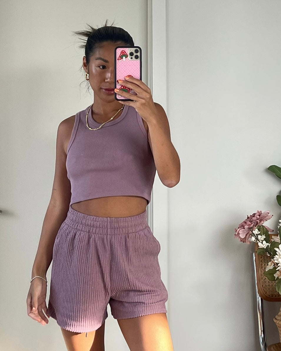 Luxe cropped cami
