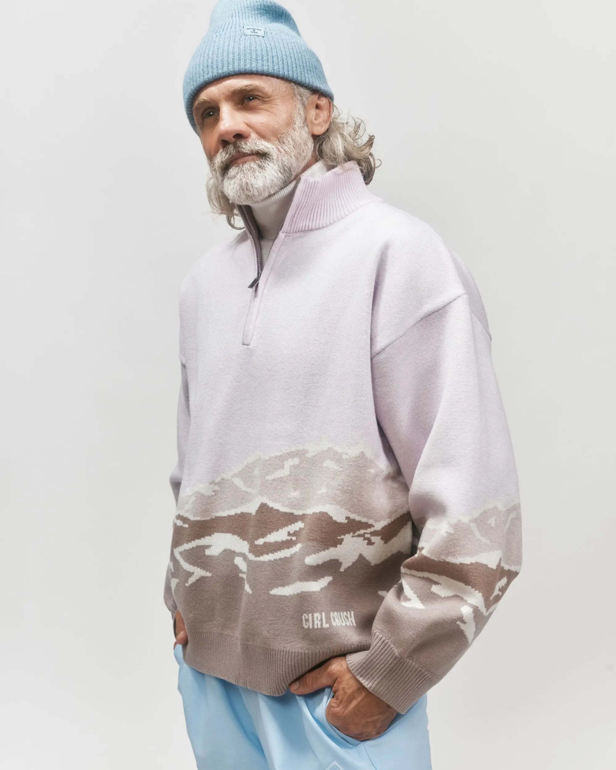 Pull Zip Après-Ski - Les Alpes