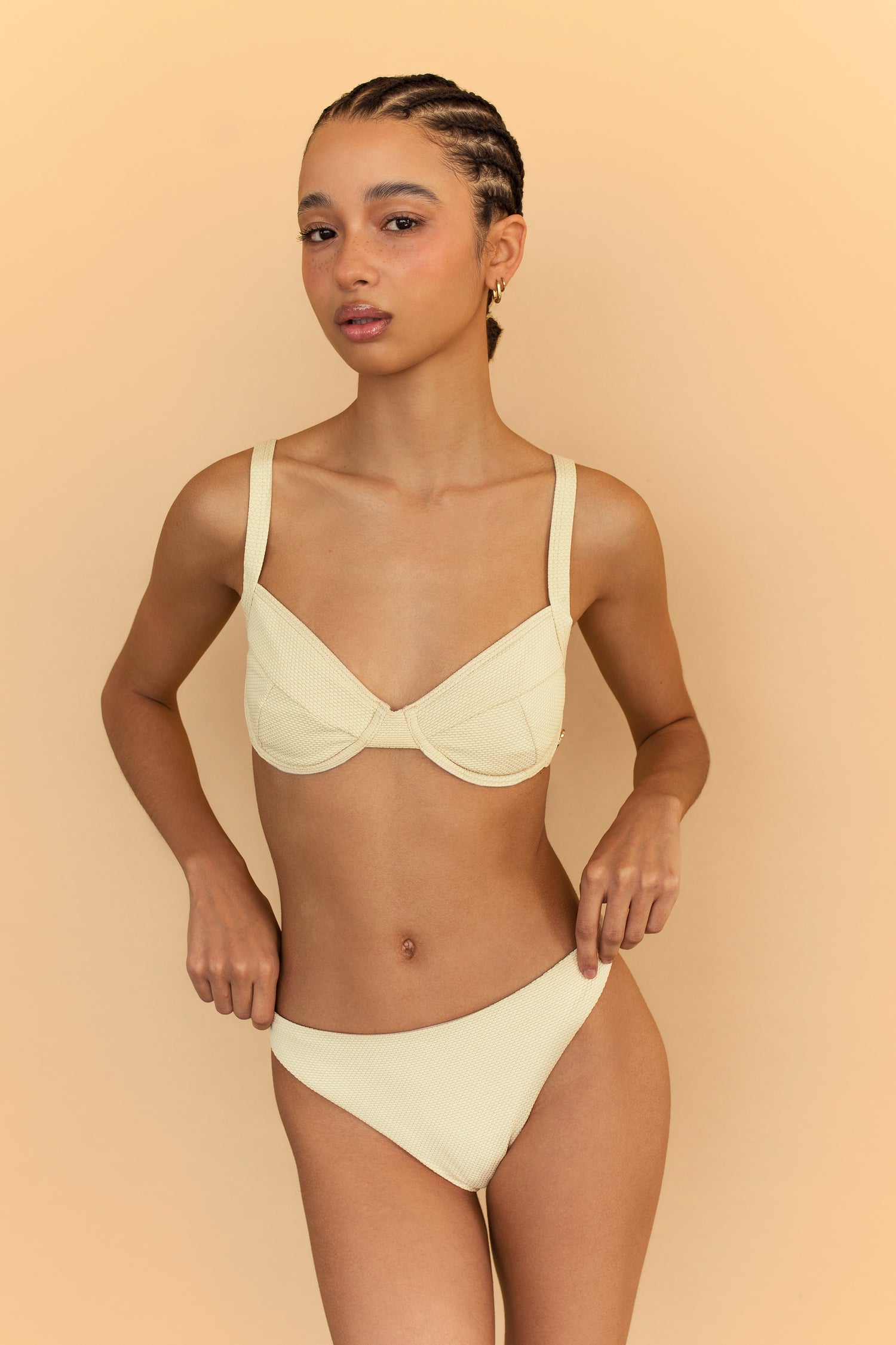 Haut de maillot gaufré