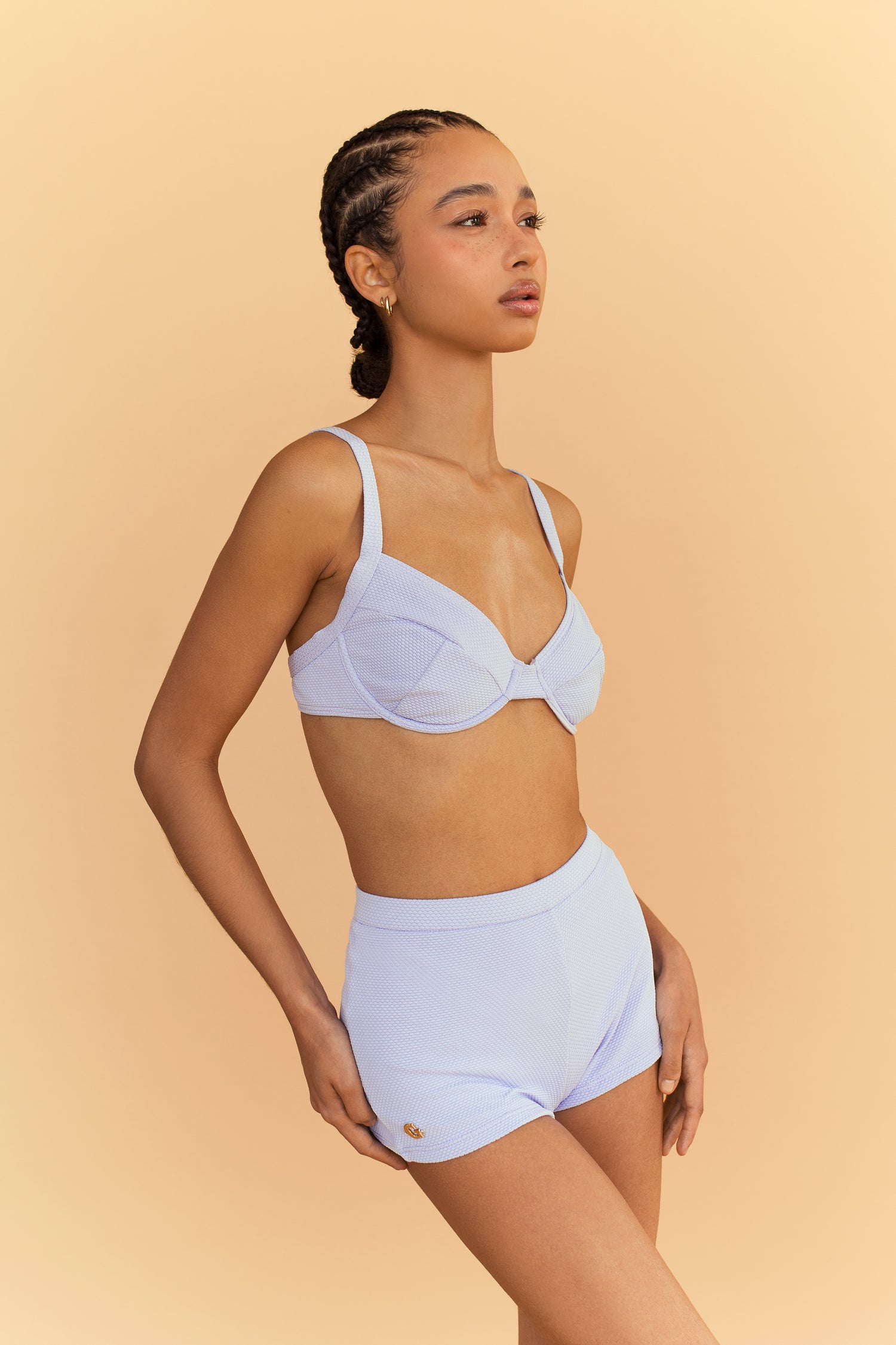 Haut de maillot gaufré