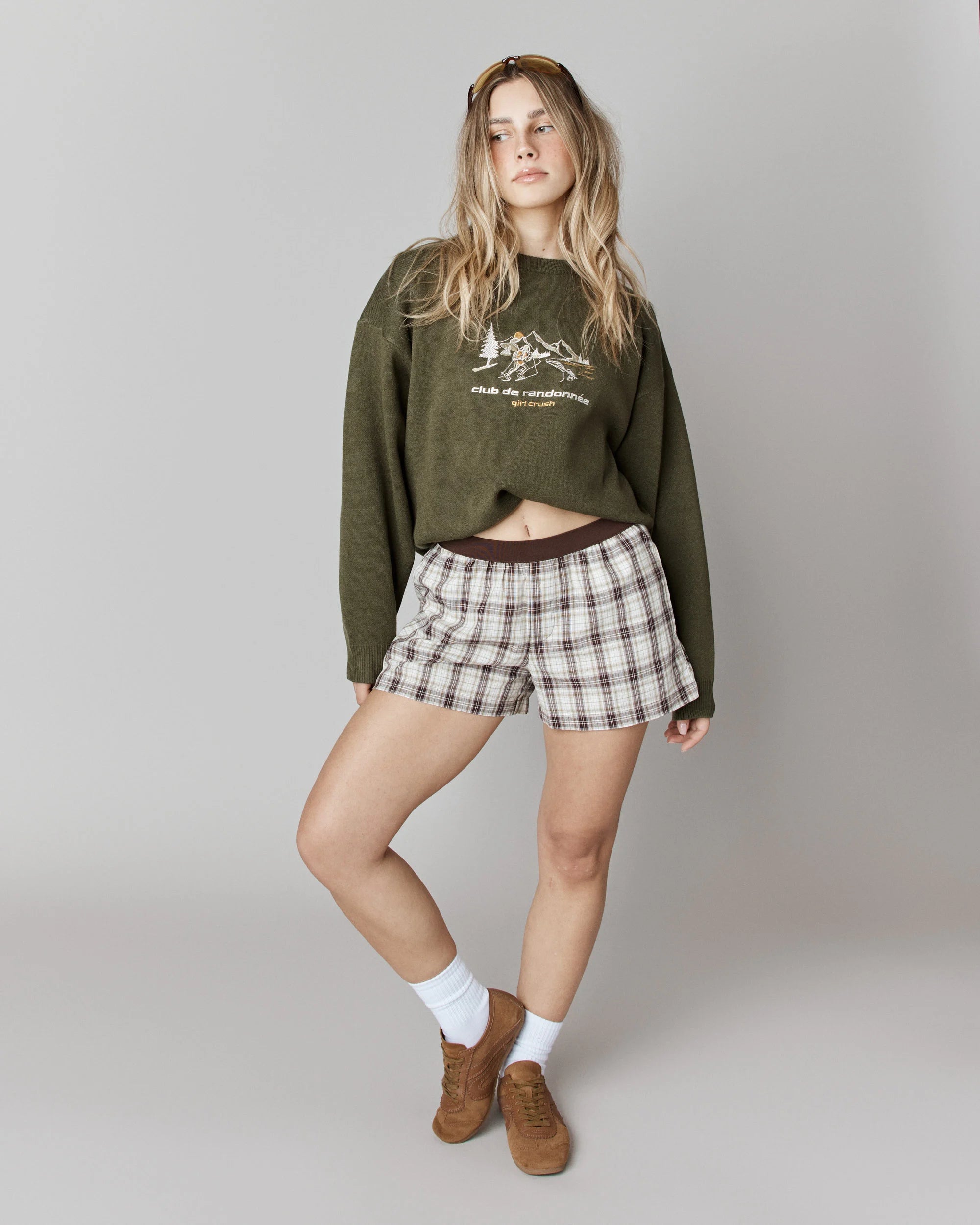 Pull à coupe ample Club de randonnée