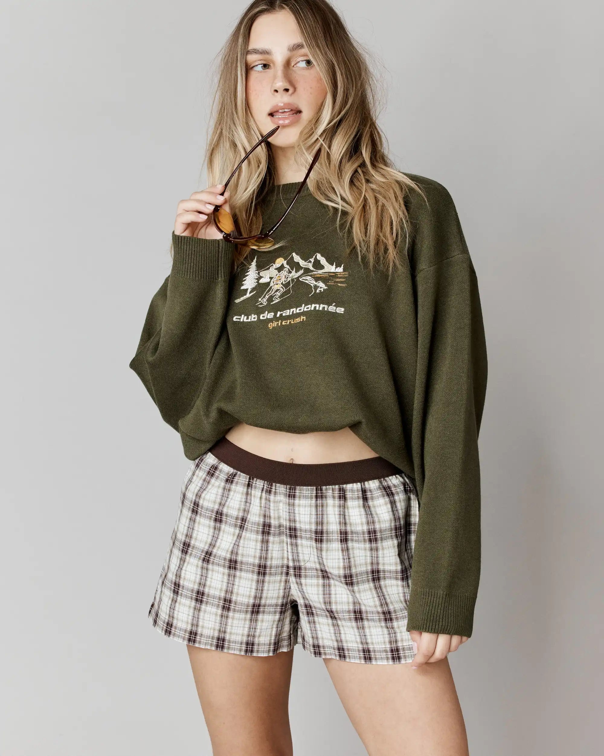 Pull à coupe ample Club de randonnée