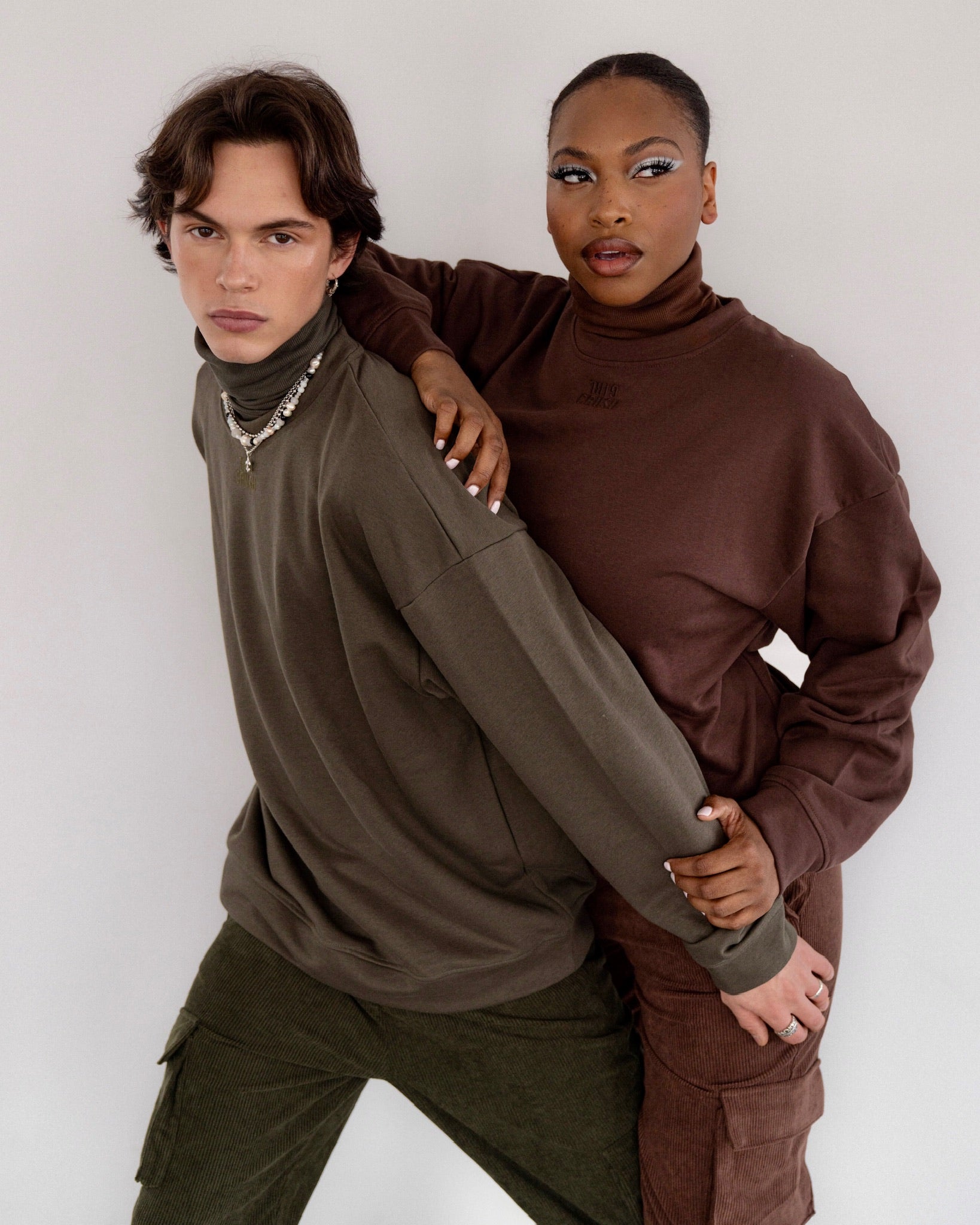 Elevated oversized crewneck