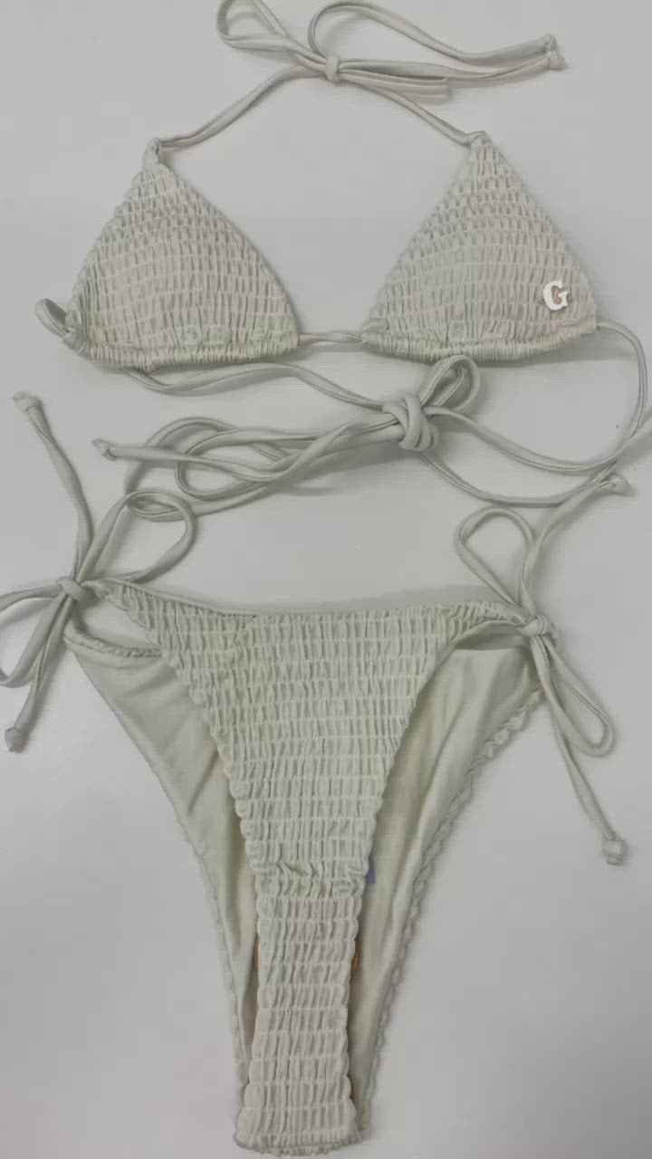 Modern Criss-Cross Triangle Top