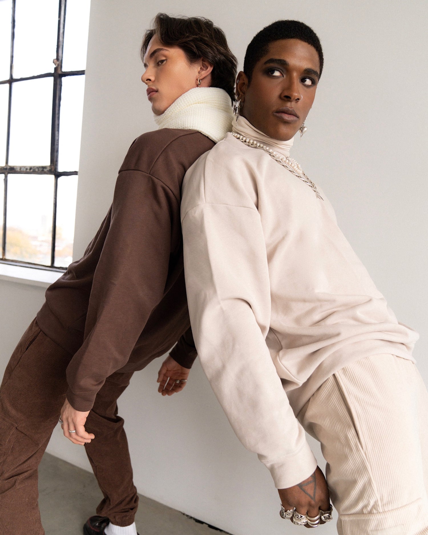 Elevated oversized crewneck