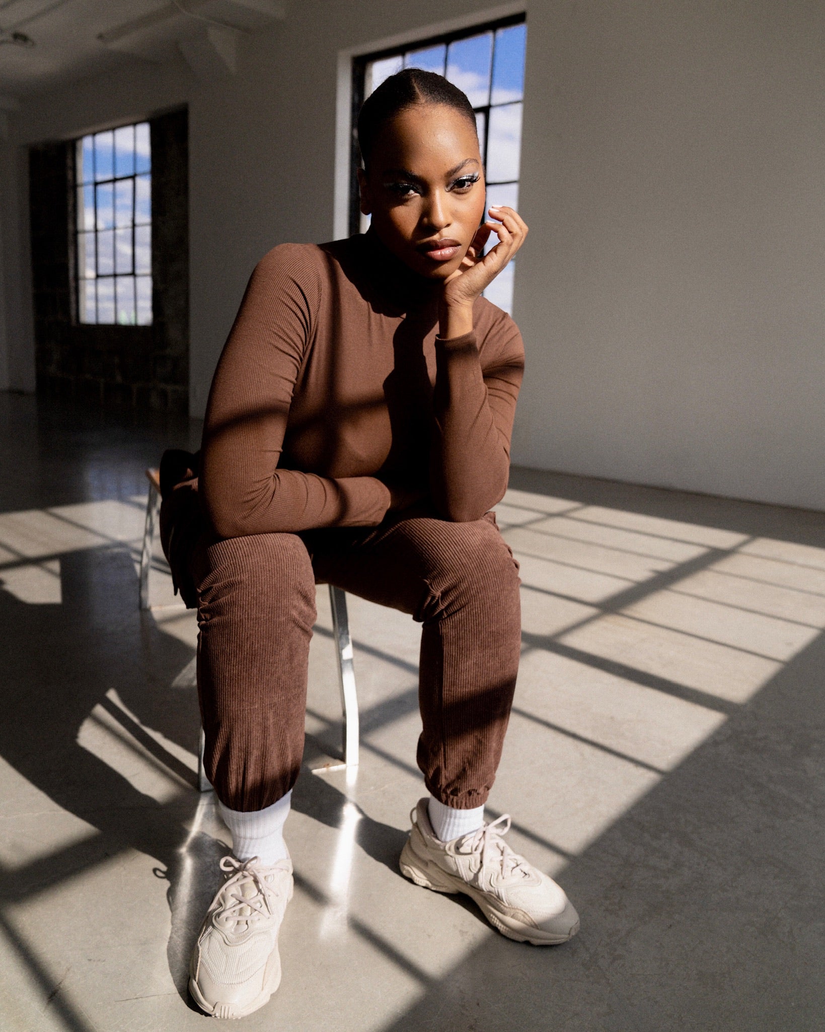Elevated turtleneck