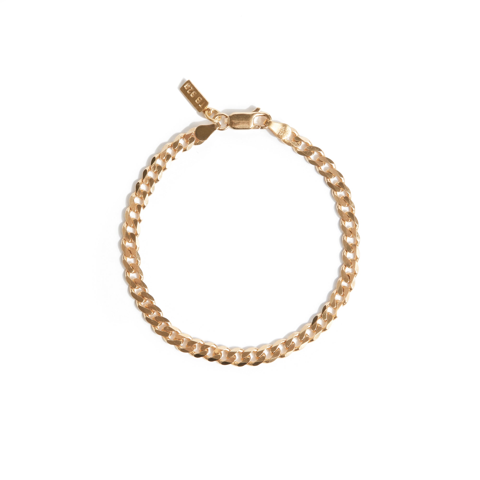Curved Bracelet - Gold