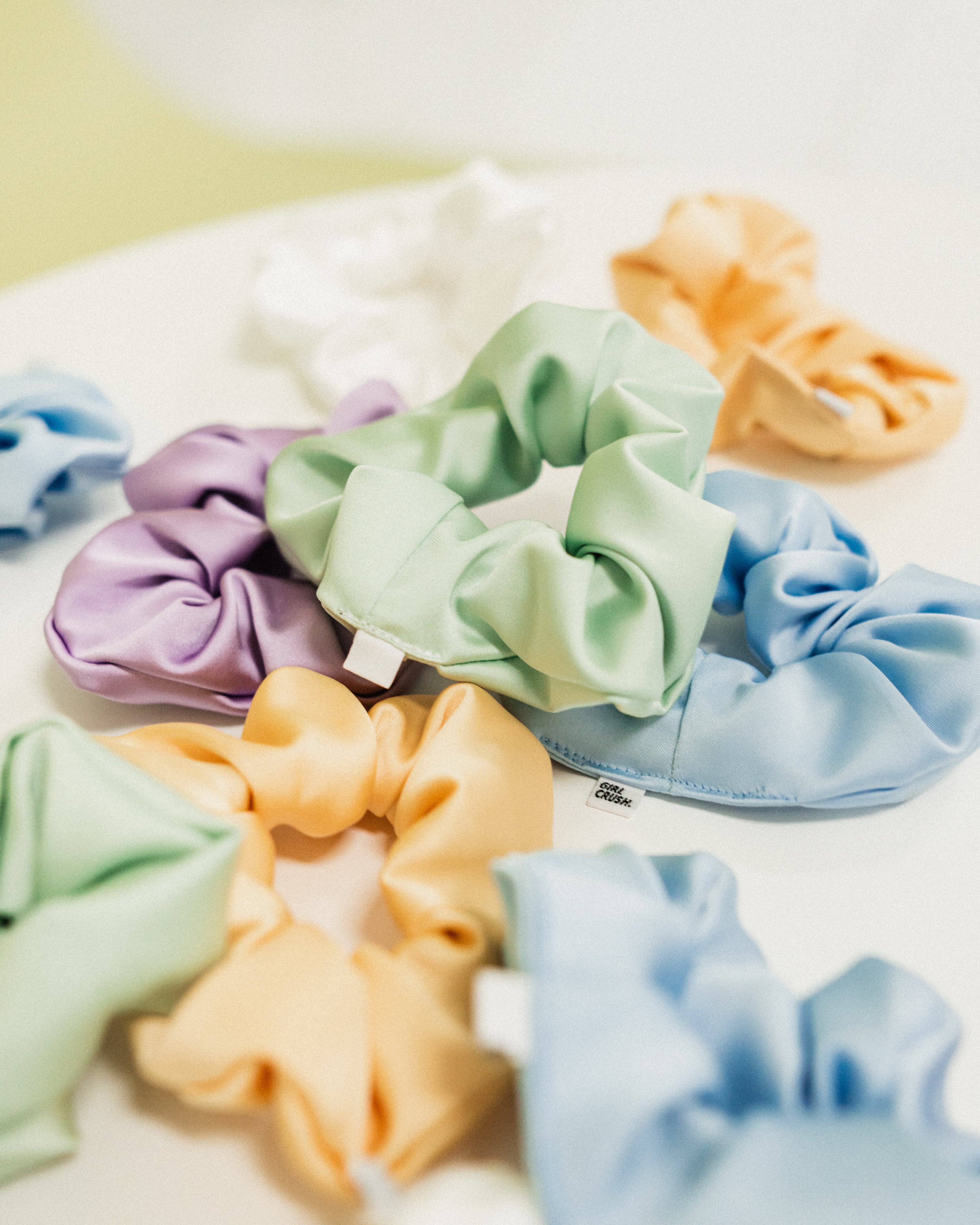 Scrunchies en soie