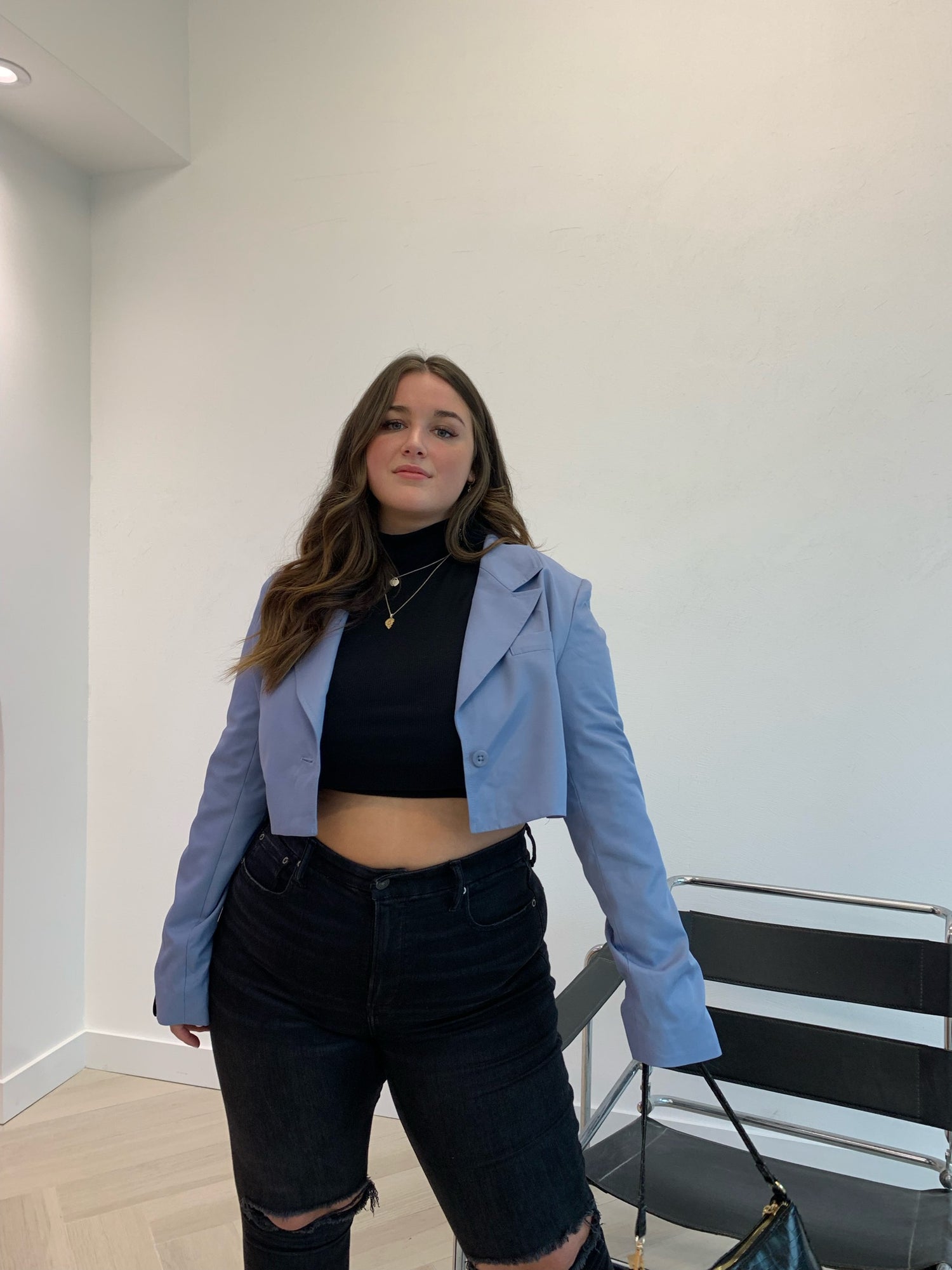 Recycled Cropped Blazer