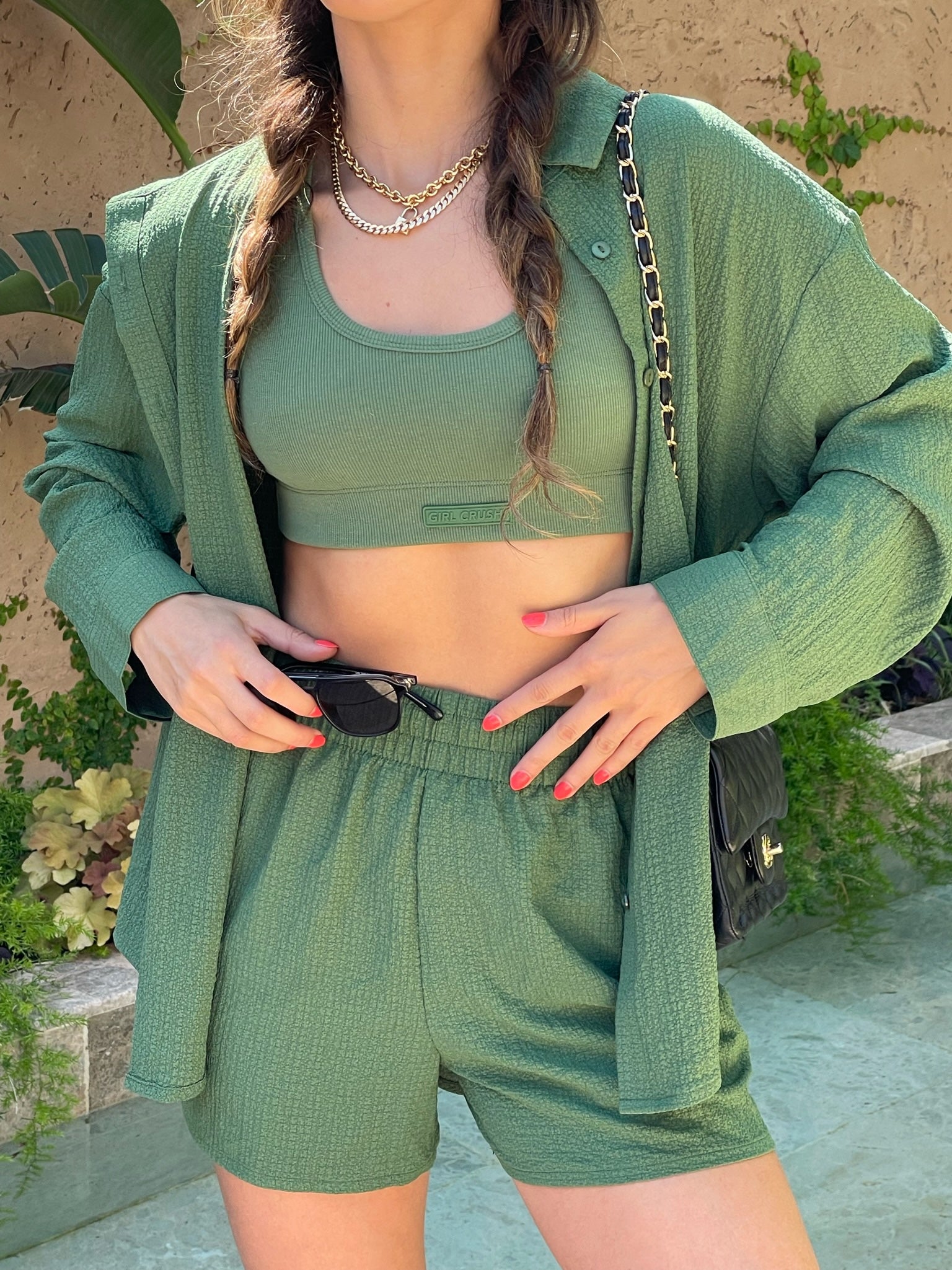 Modern Safari Ribbed bra