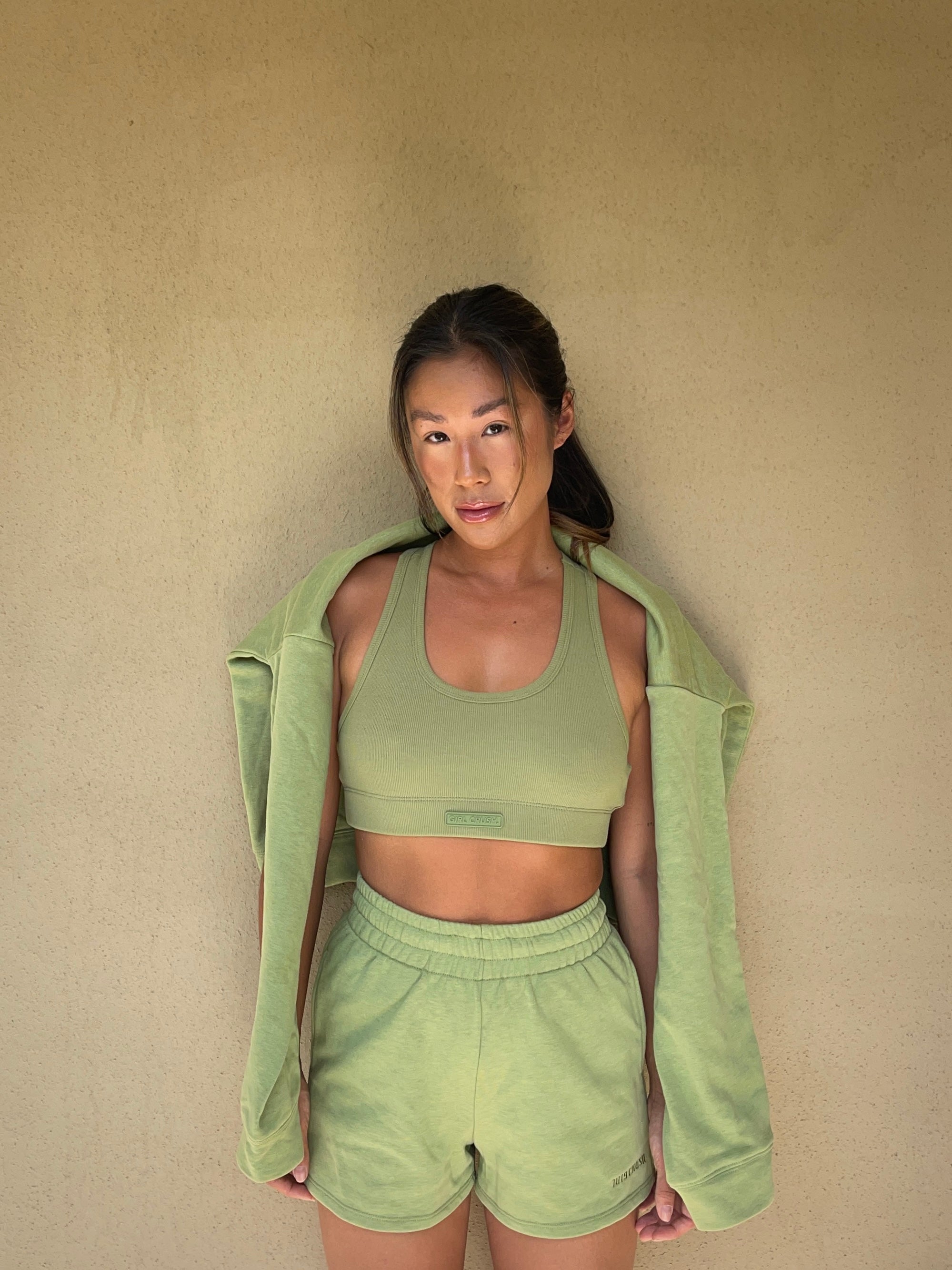 Core ribbed bra