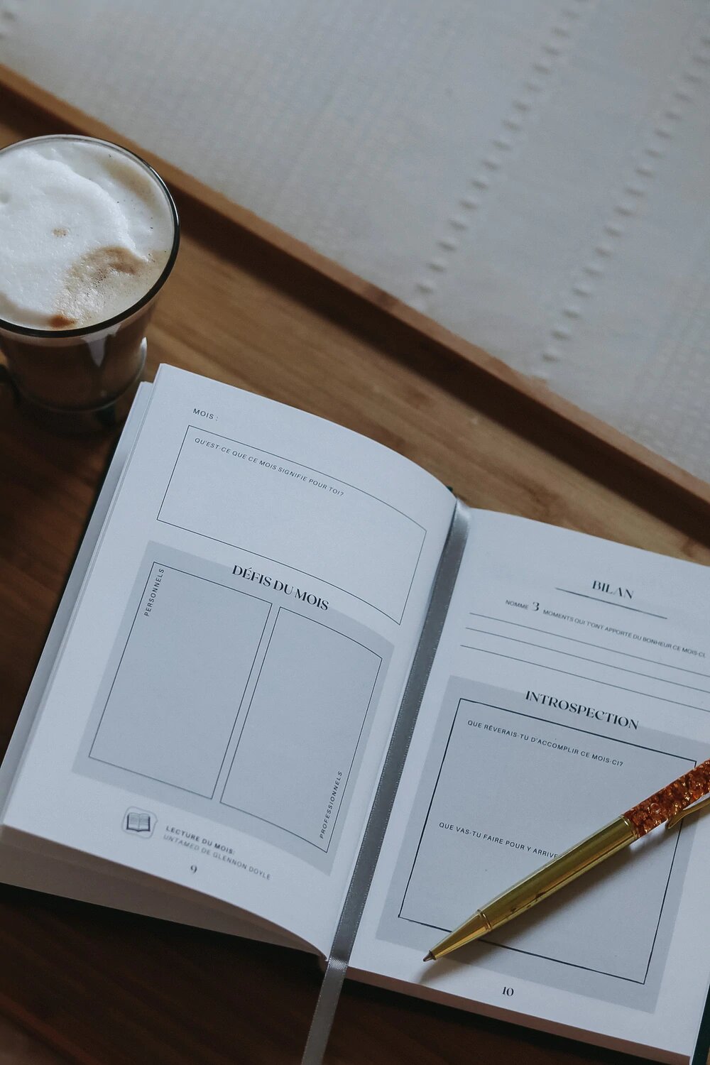 Duo journal et stylo