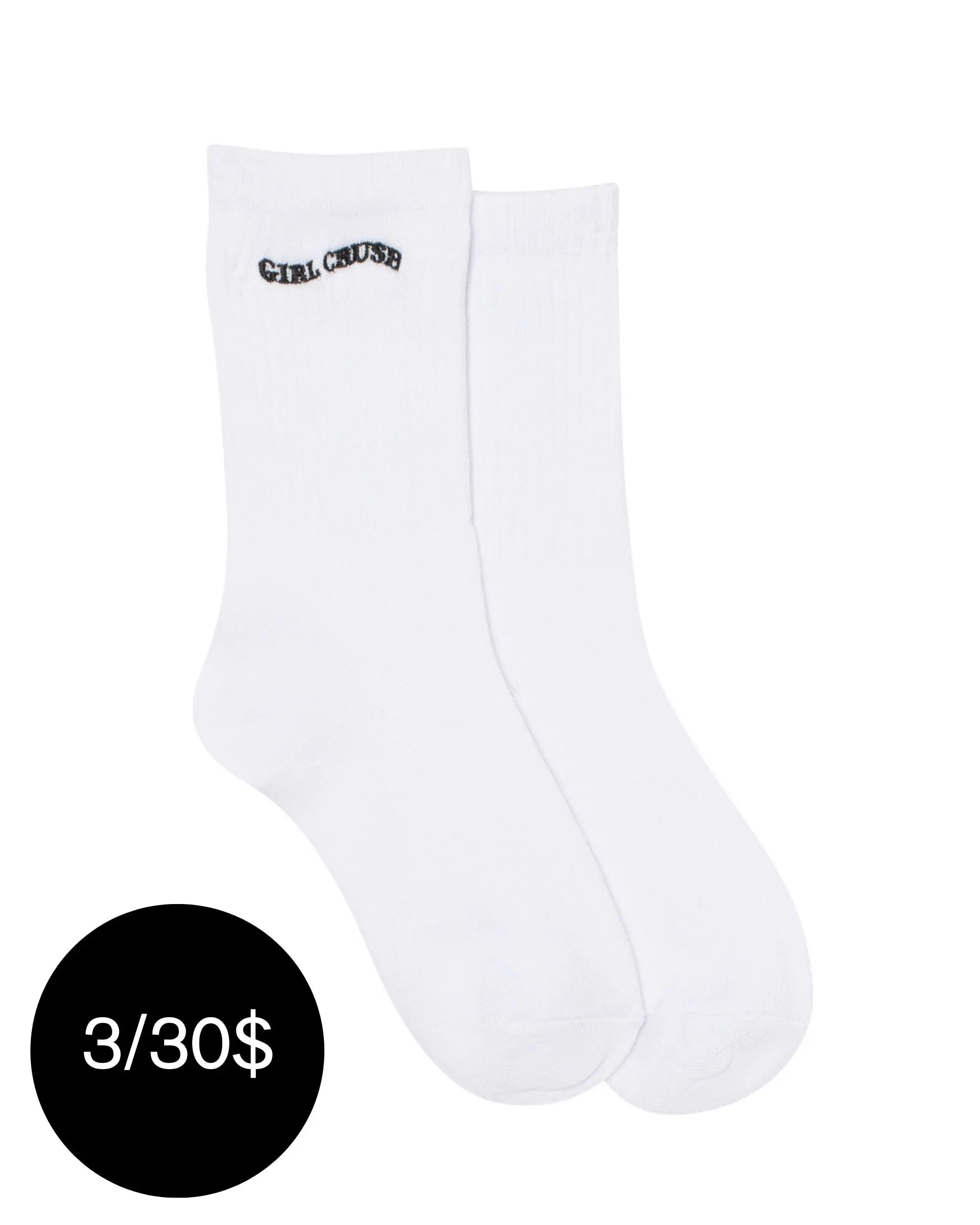 Chaussettes Girl Crush Brodées