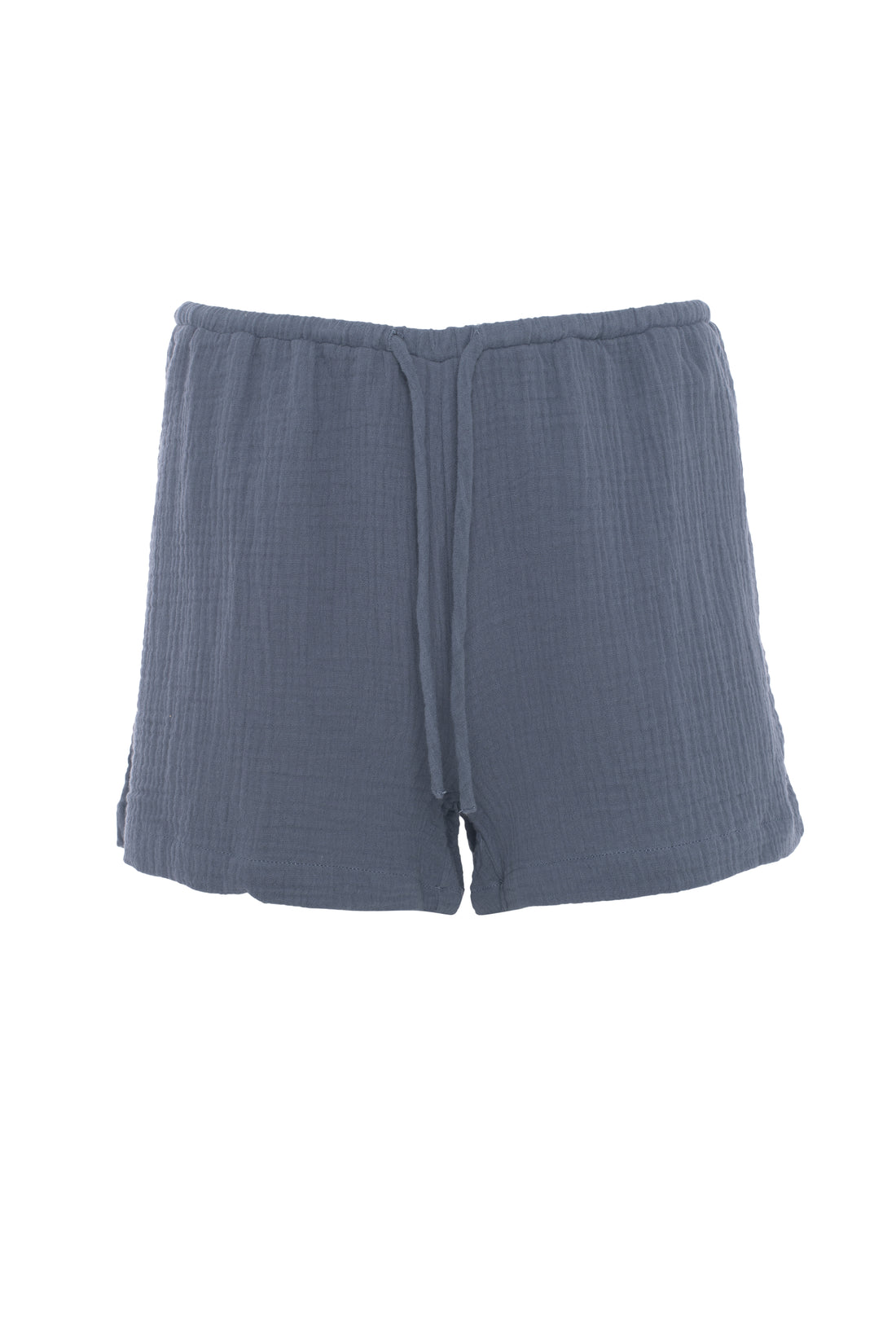 Textured Organic Cotton Loose Shorts