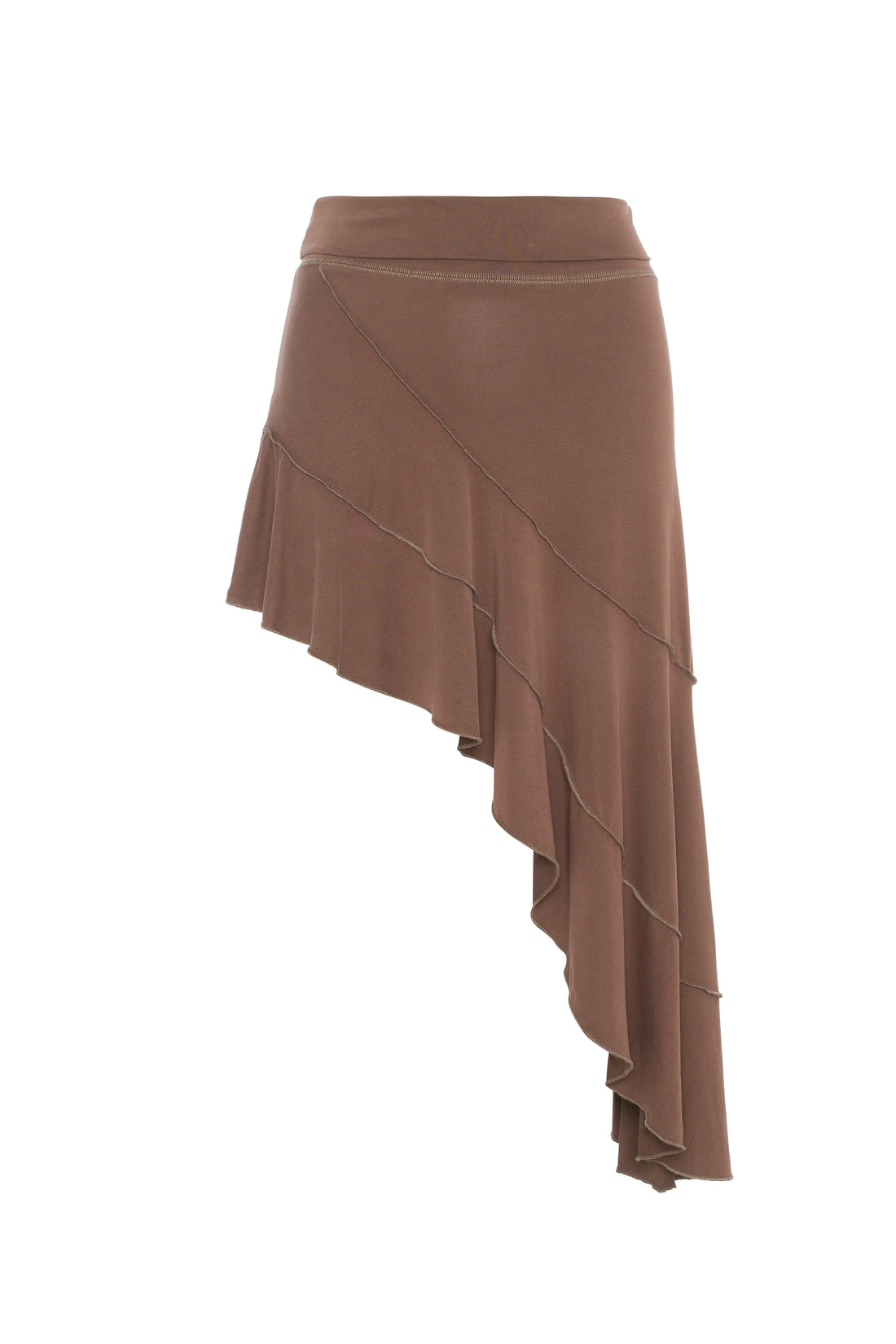 Asymmetrical Midi Skirt - G6010