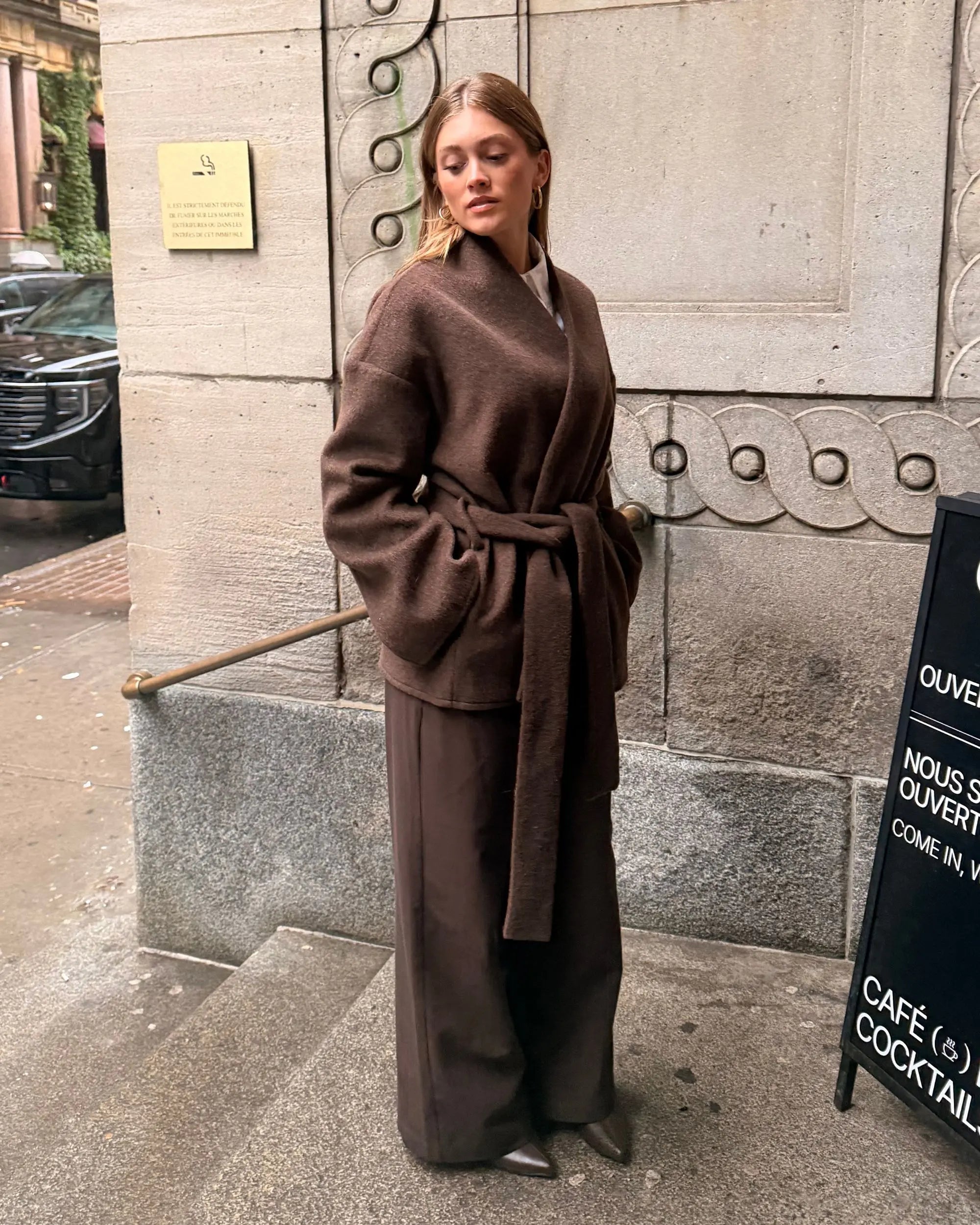 Veste &quot;Kimono Mocha&quot;