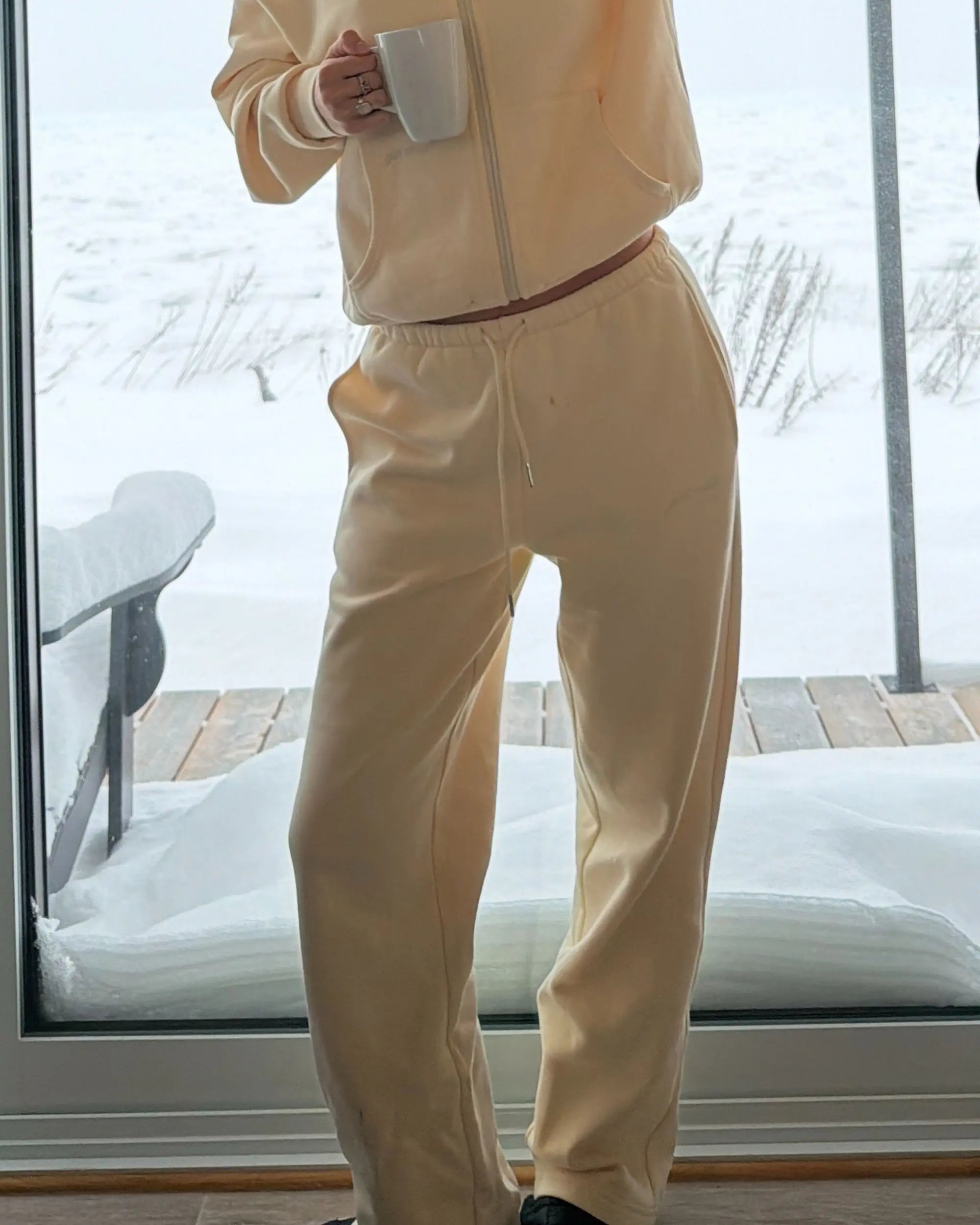 Everyday wide-leg joggers