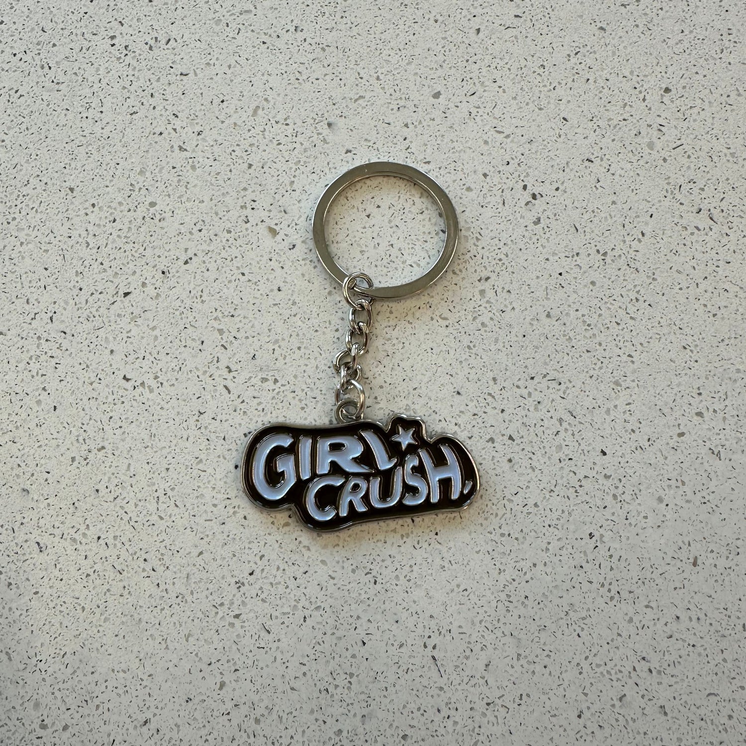 Girl Crush Wavy Keychain