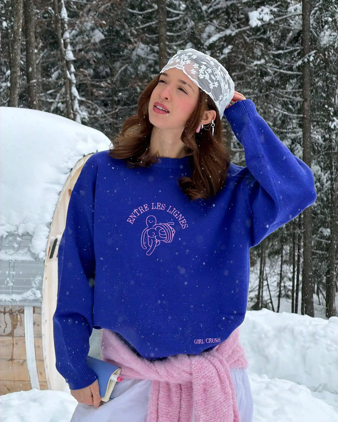 Pull à coupe ample "Carry on"