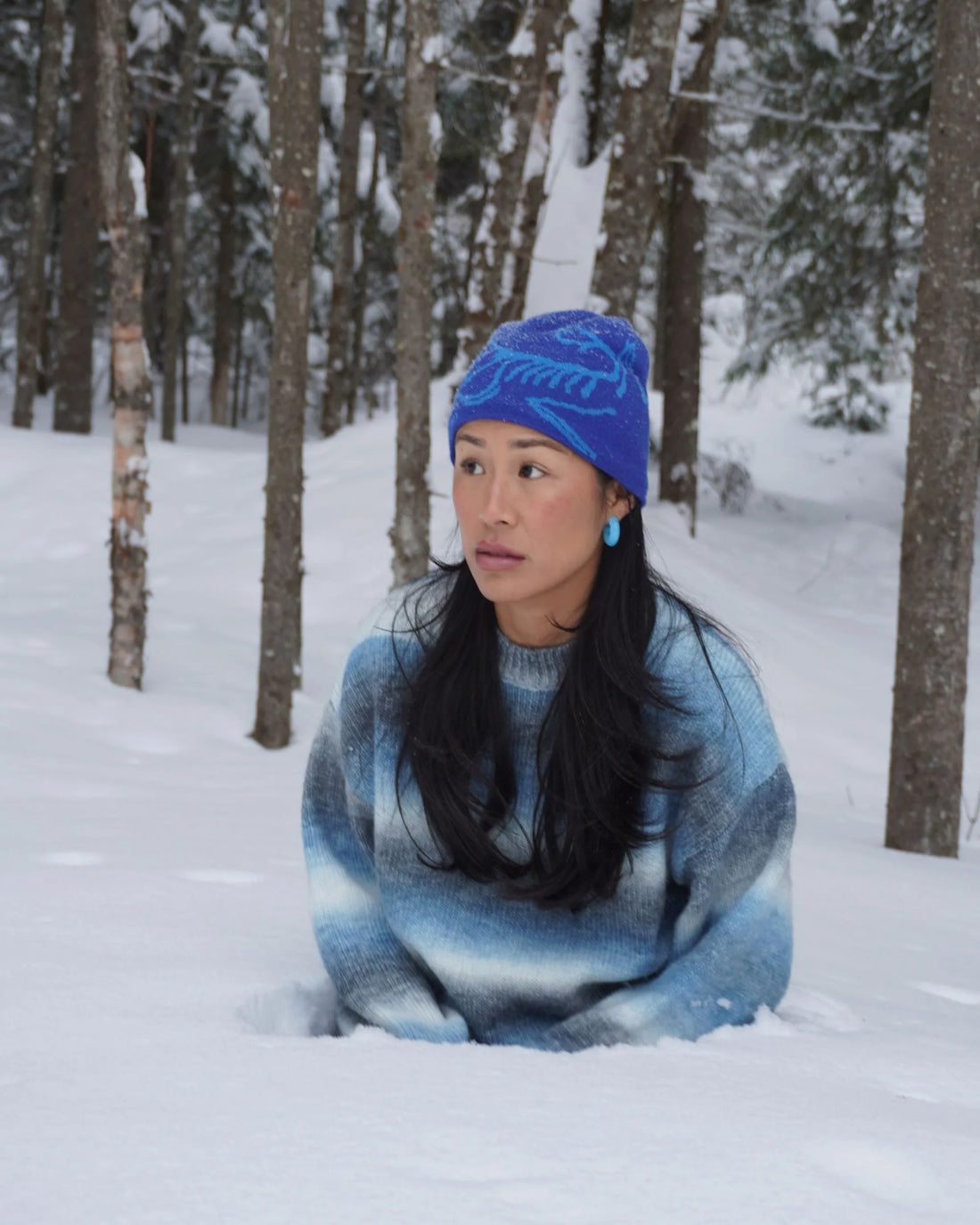 Pull à coupe ample Clair obscur