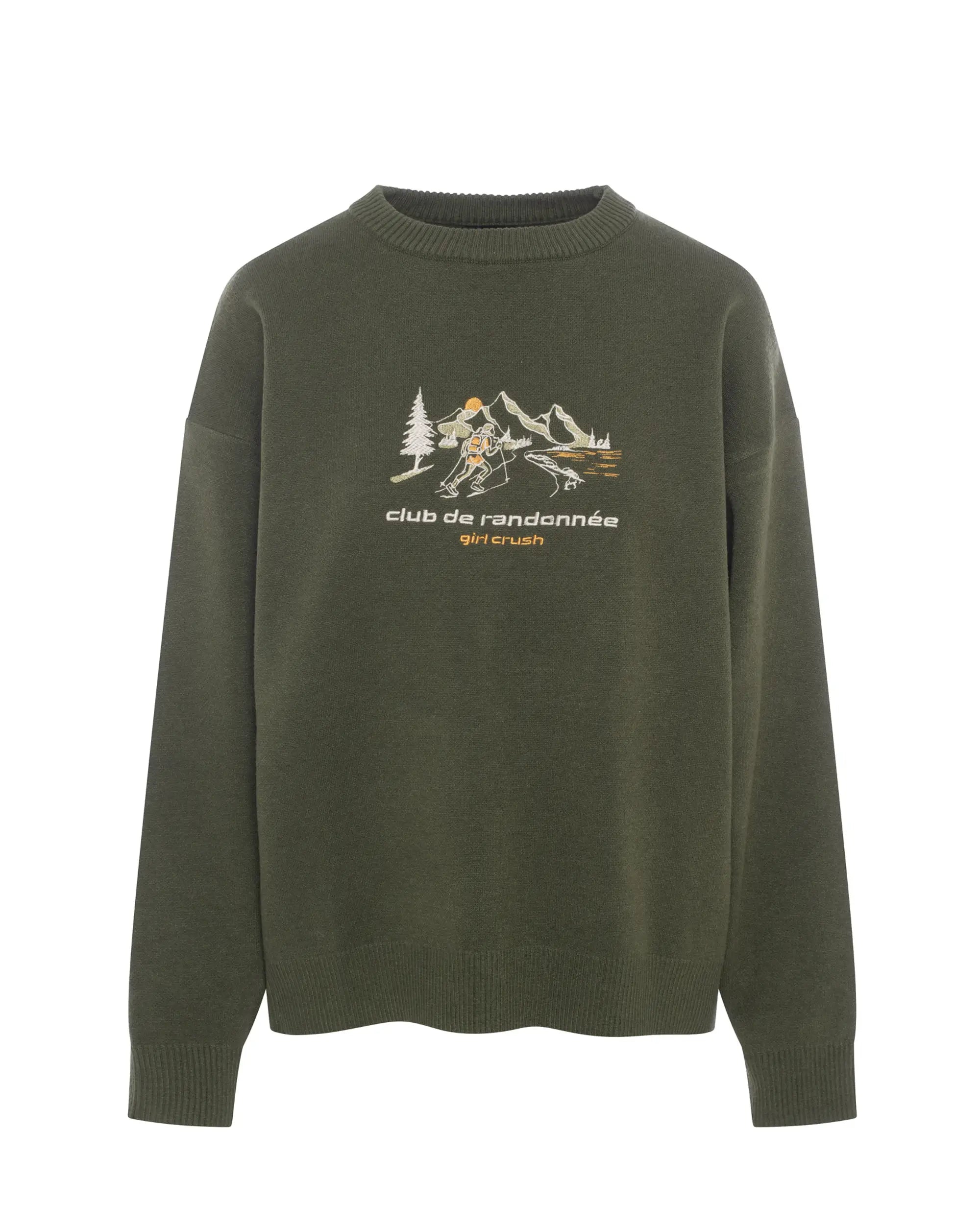 Pull à coupe ample Club de randonnée