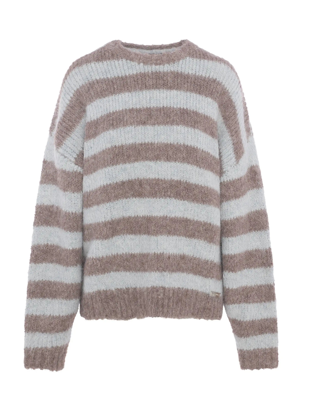 Pull à coupe ample Boréal rayé