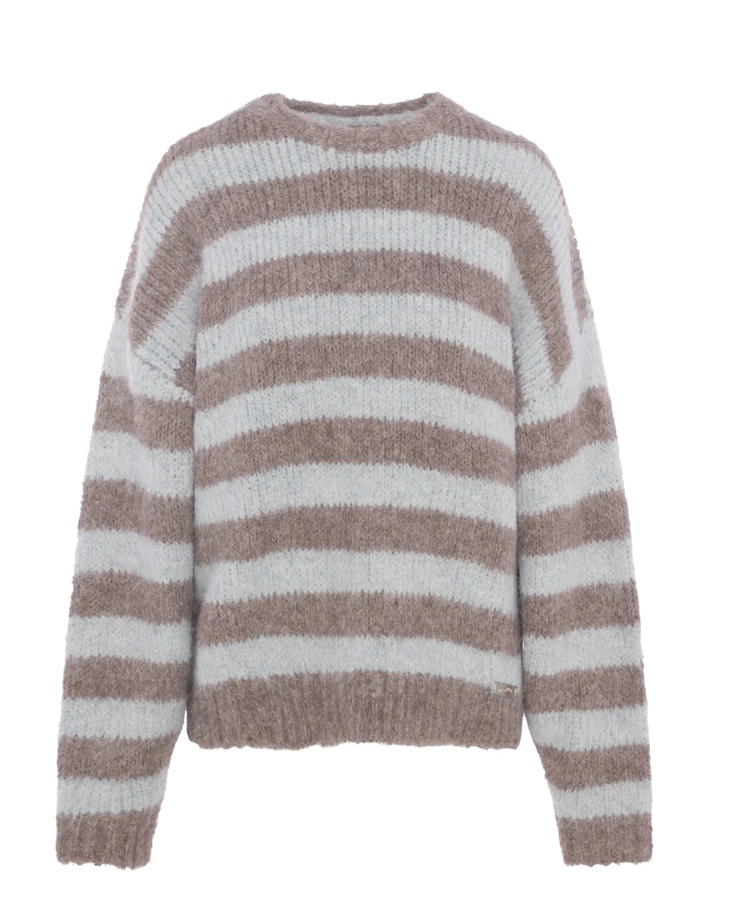 Pull à coupe ample Boréal rayé