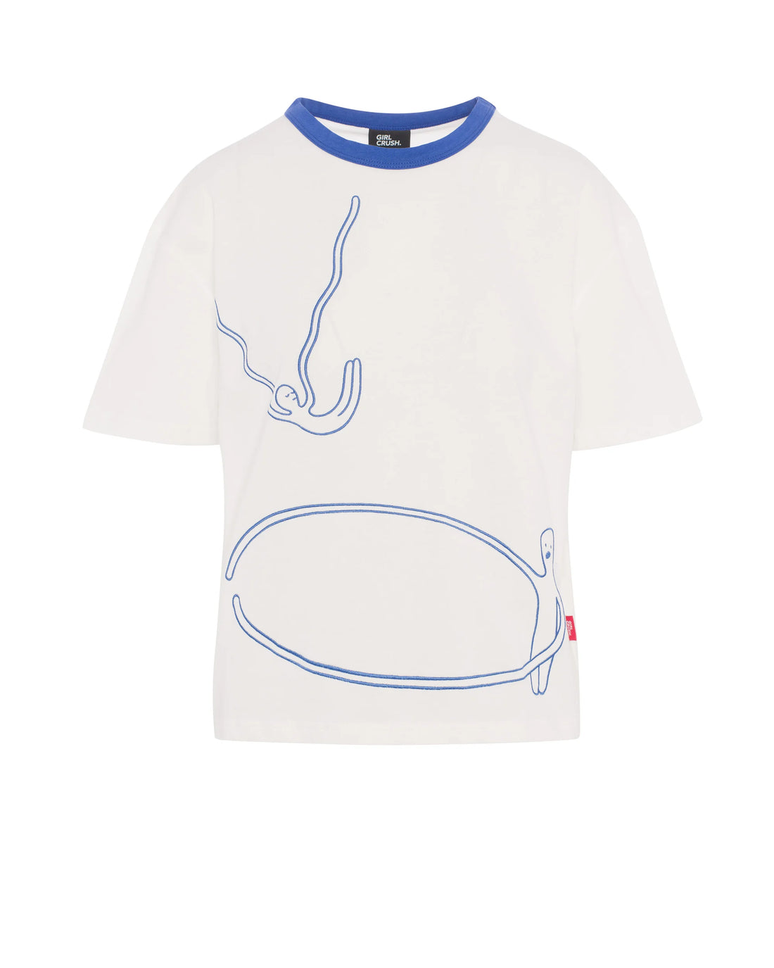 T-shirt à coupe ample "besties"