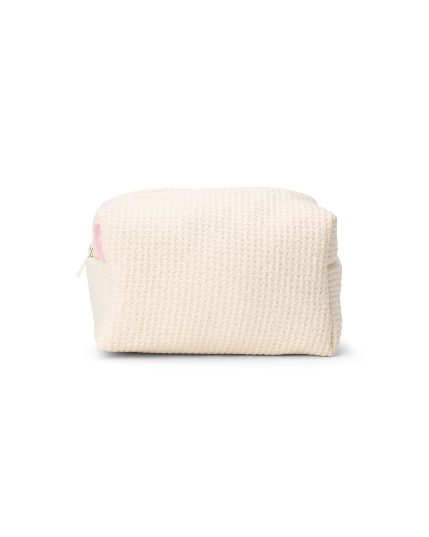 Waffle Cotton Makeup Bag