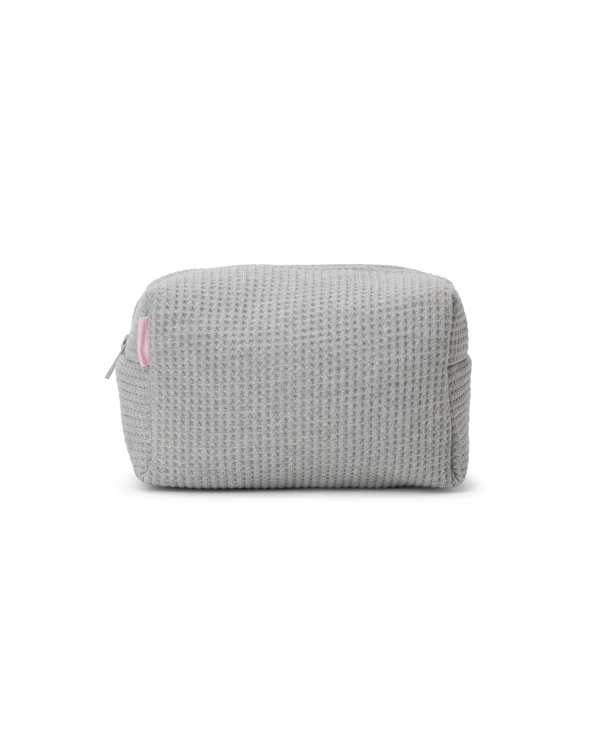 Waffle Cotton Makeup Bag