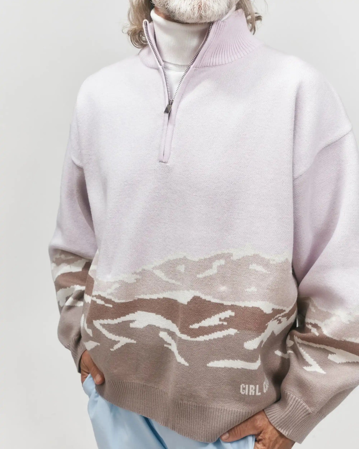 Pull Zip Après-Ski - Les Alpes