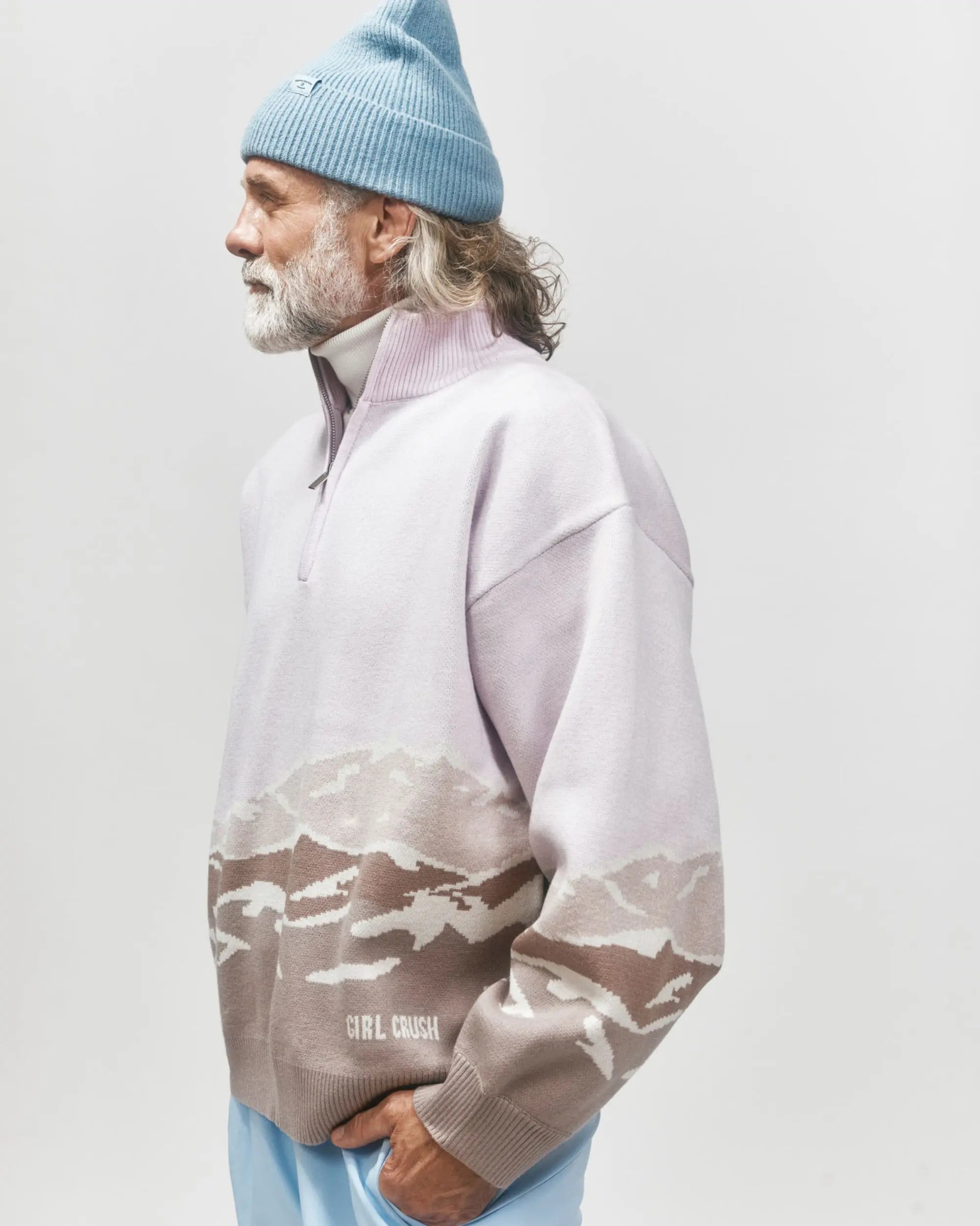 Pull Zip Après-Ski - Les Alpes