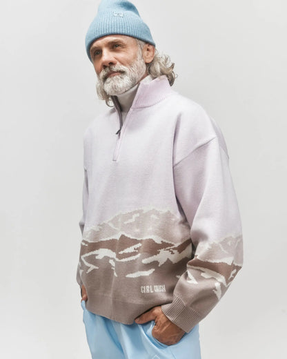 Pull Zip Après-Ski - Les Alpes