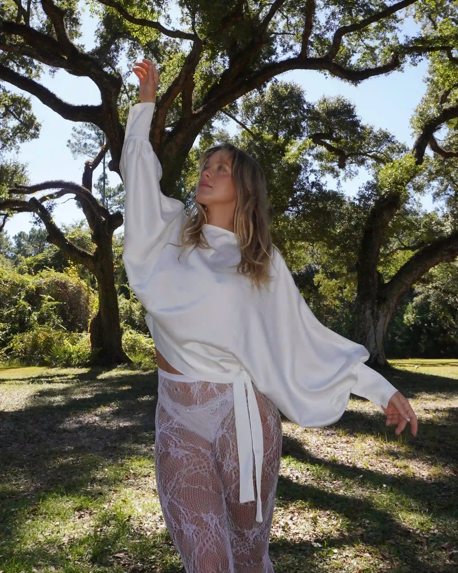 Top satiné &quot;Halo&quot;