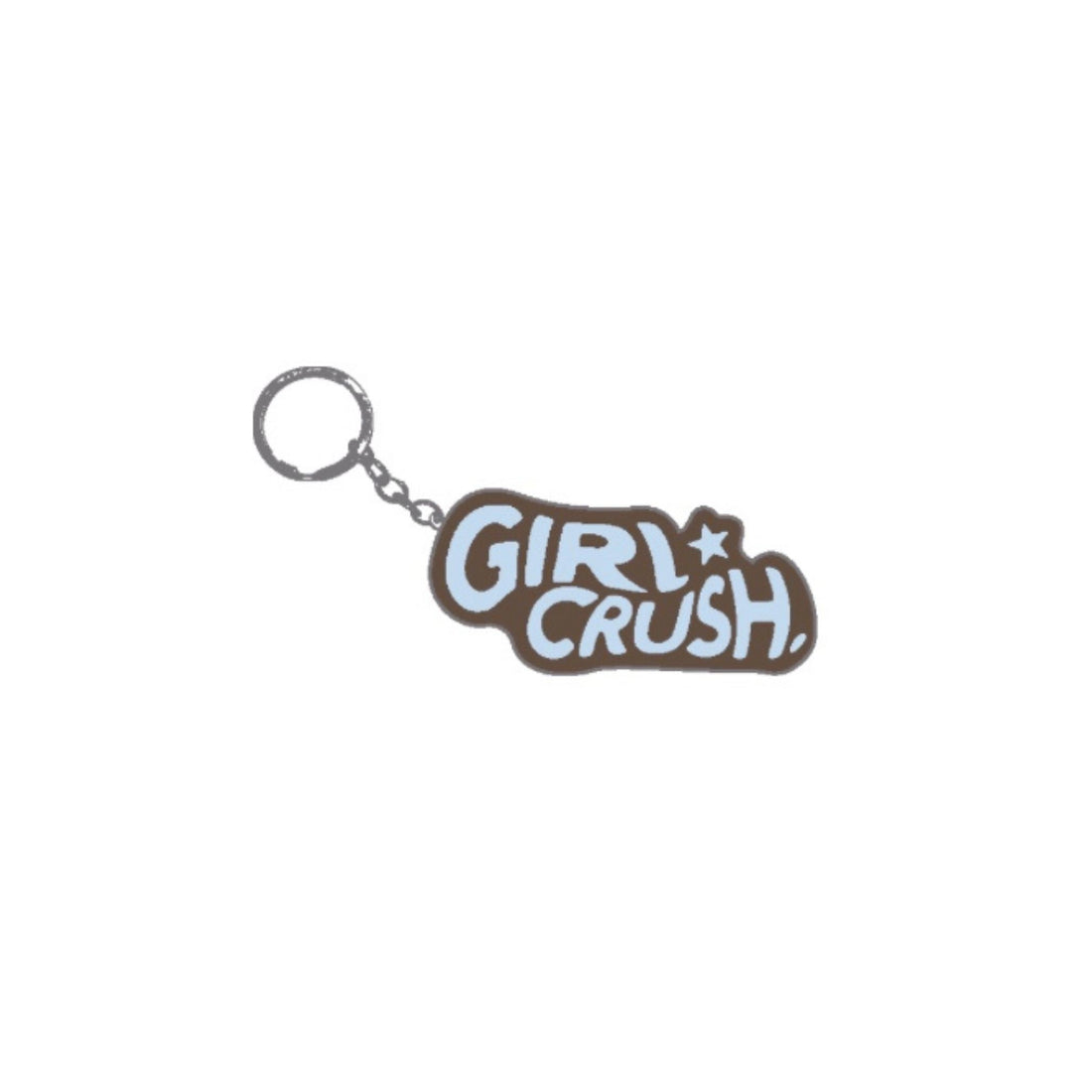Girl Crush Wavy Keychain
