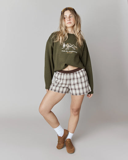 Pull à coupe ample Club de randonnée