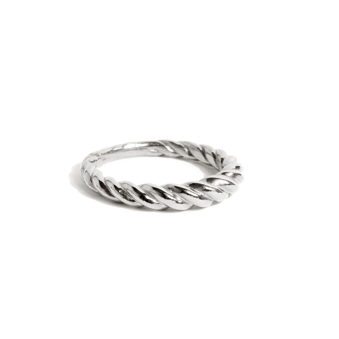 Maxi Braided Ring - Silver 