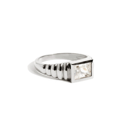 Baguette Art Deco Ring - Translucent